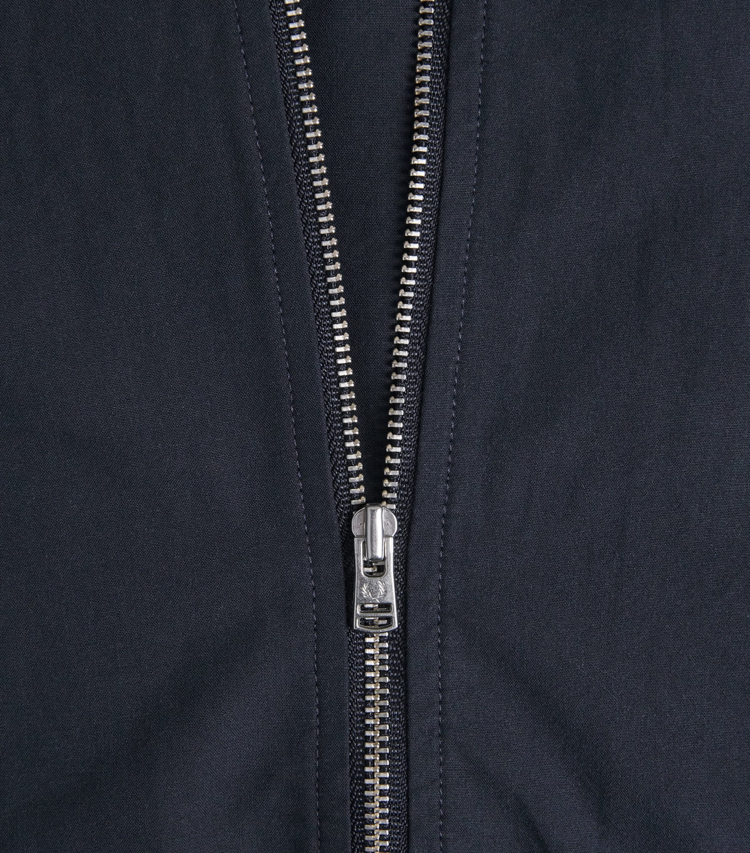 Fred Perry Mens Zip-Up Overshirt Navy Image 6