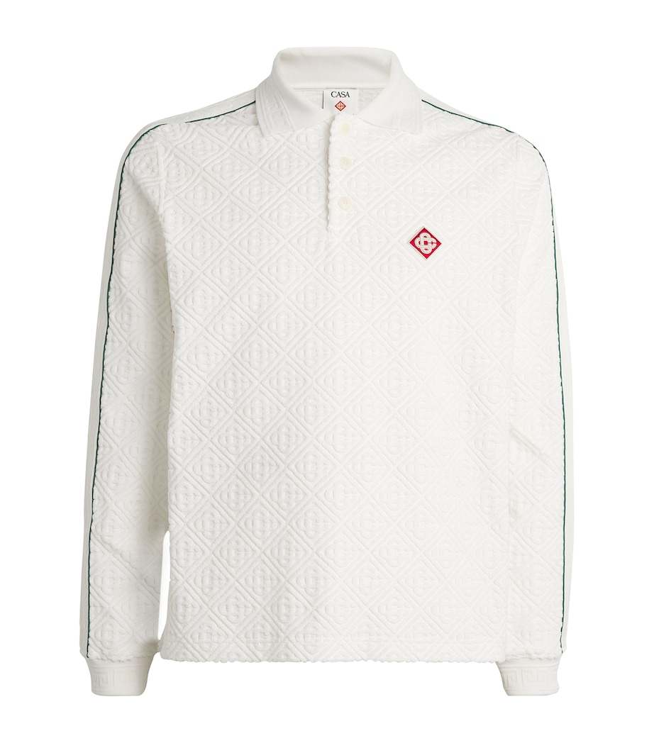 Towelling Jacquard Monogram Shirt OFF-WHITE Image 1