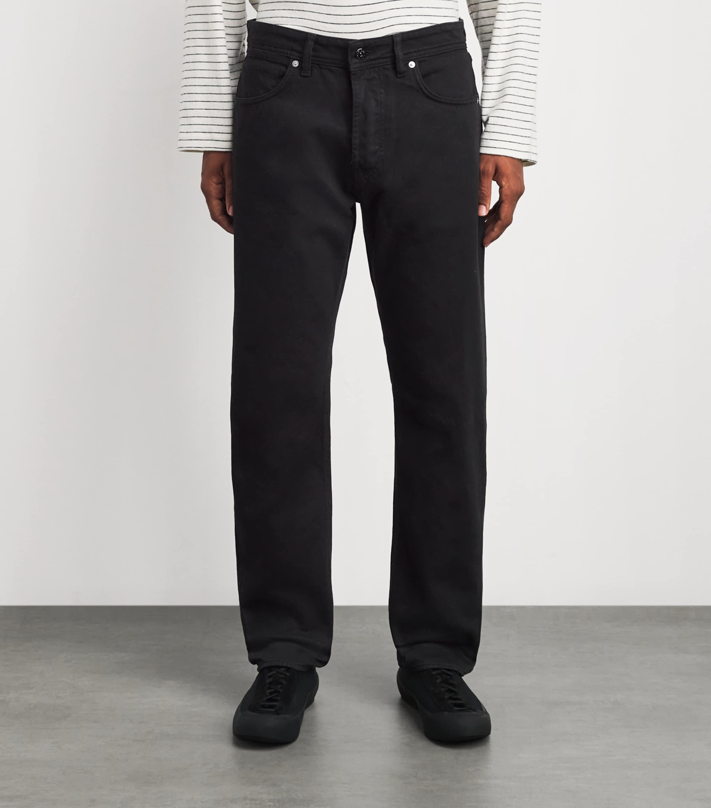 Stone Island Mens Garment-Dyed Straight Jeans Image 4