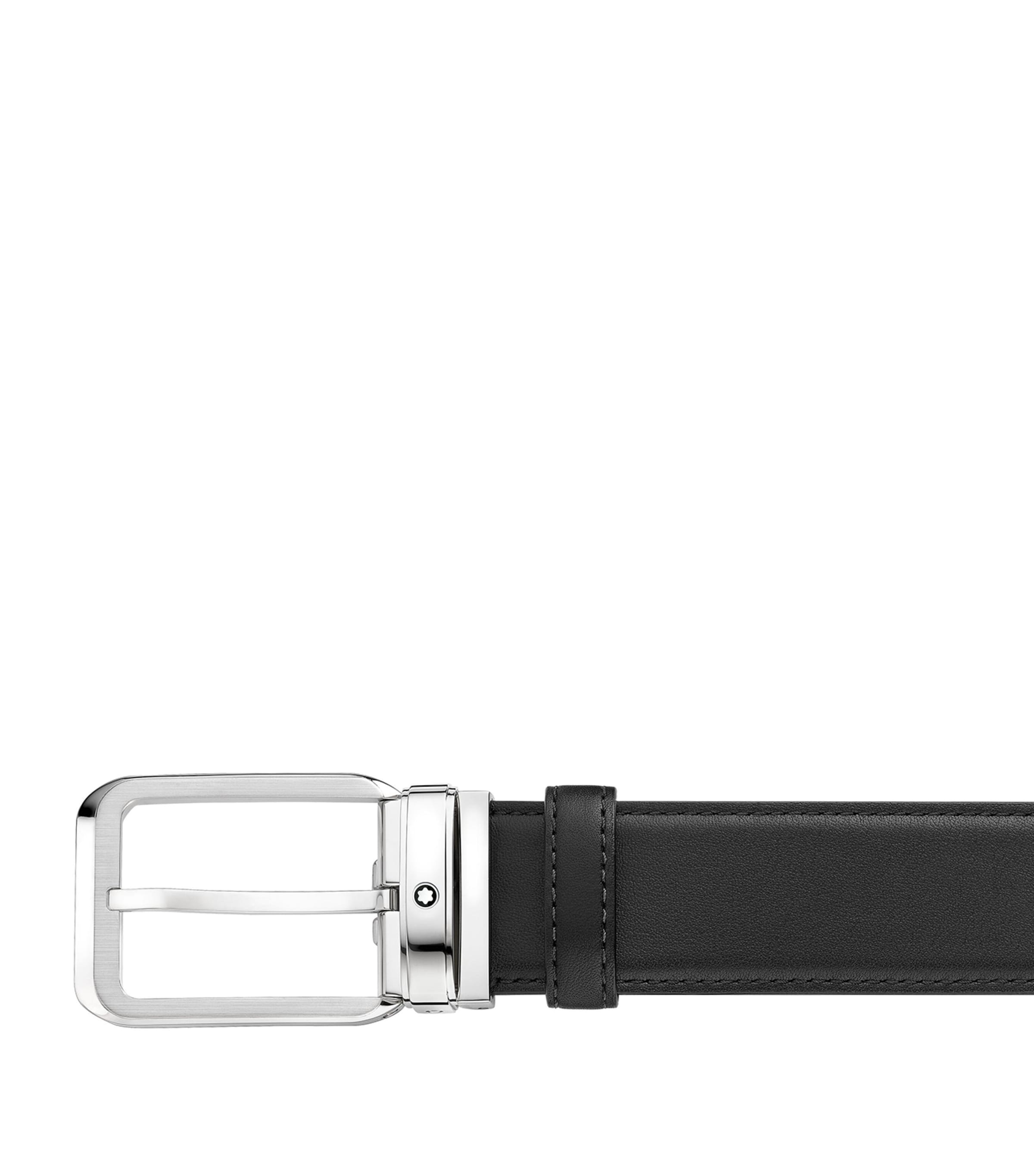 Montblanc Leather Belt Black Image 2
