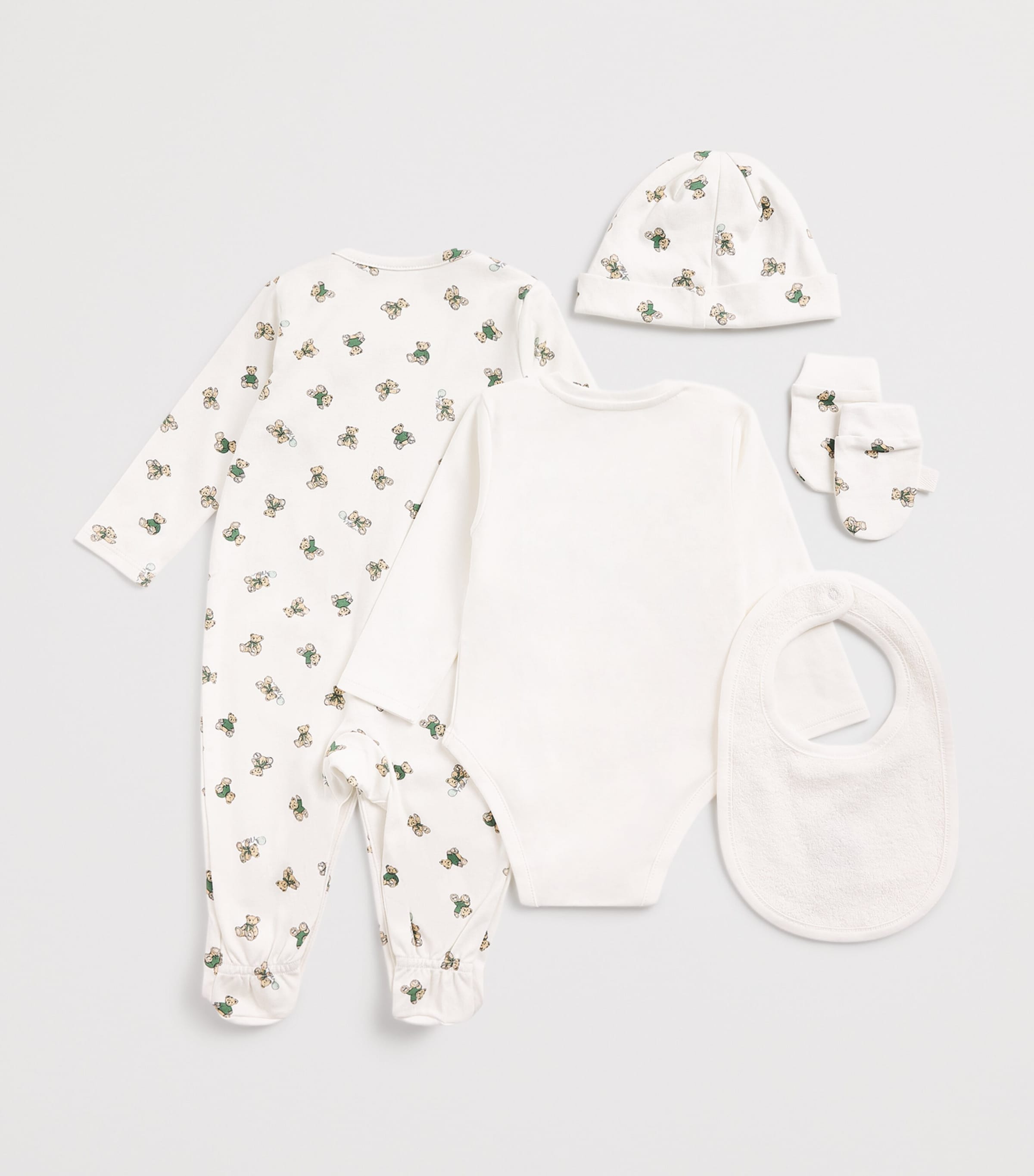 Harrods Ivory Pima Cotton Bear Baby Gift Set (0-18 Months 