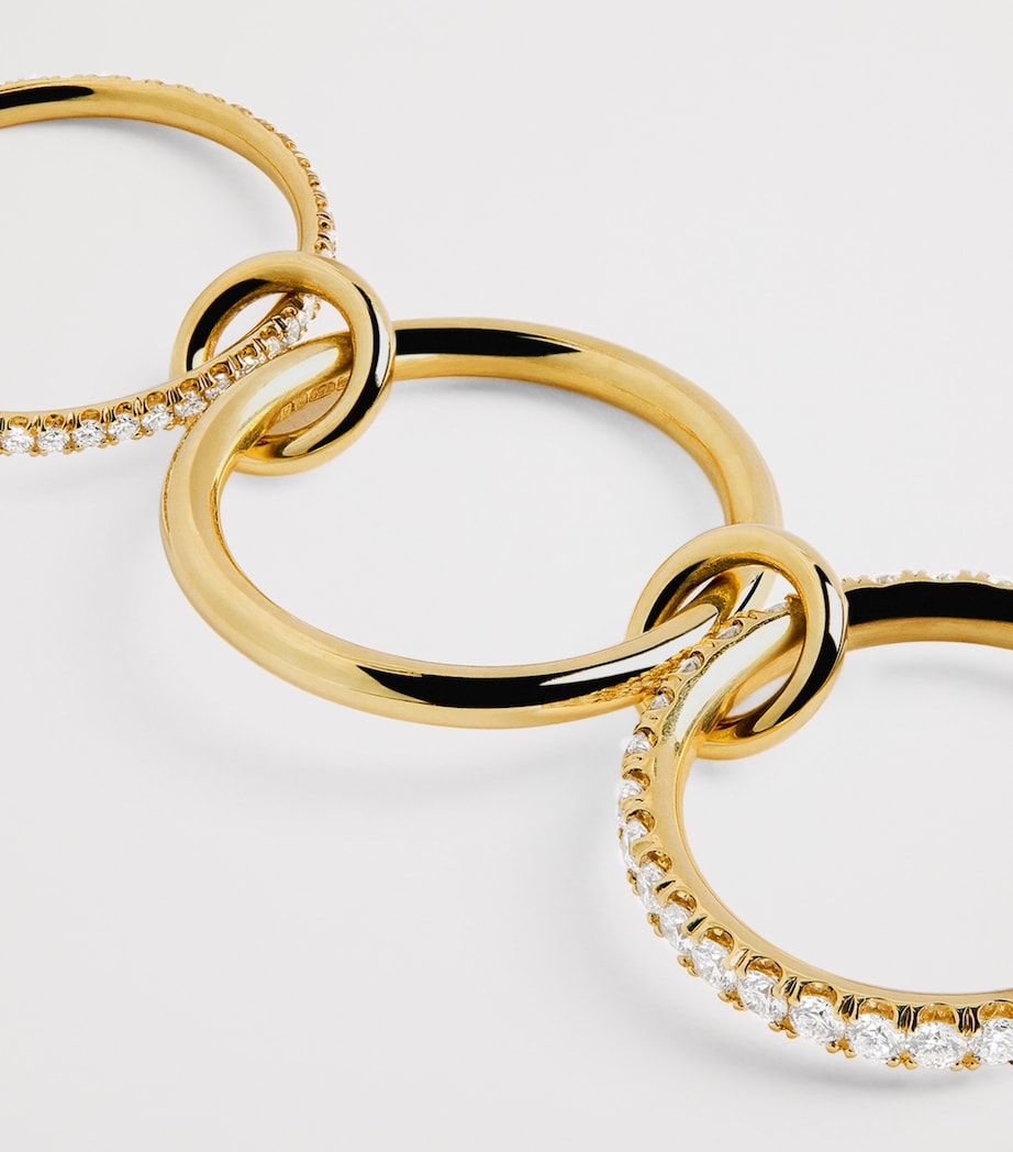 Yellow Gold and Diamond Norah Ring YELLOW GOLD Image 4