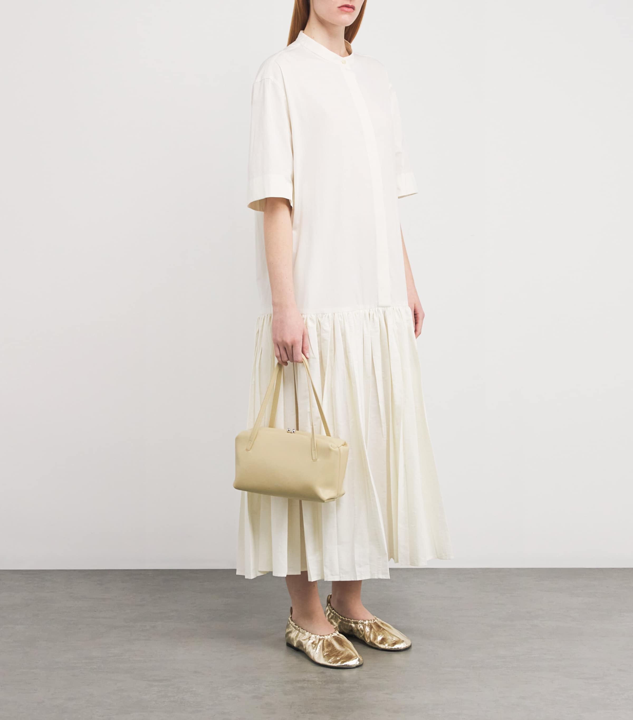 【関税込み】Jil Sander イエロー スモール Goji Pillow バッグ Jil Sander☆Goji Pillow スモールハンドバッグ 送関込み (Jil