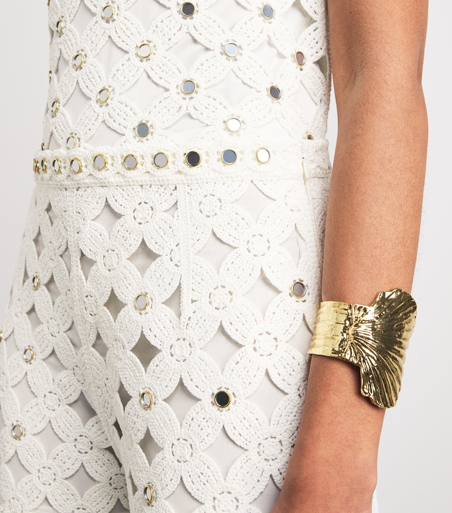 Maje Womens Crochet Trousers White Image 3