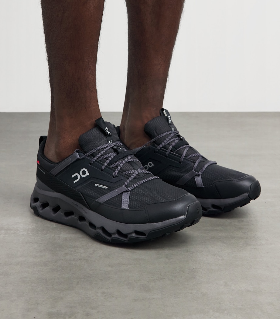 On Mens Waterproof Cloudhorizon Trainers Black | Eclipse Image 2