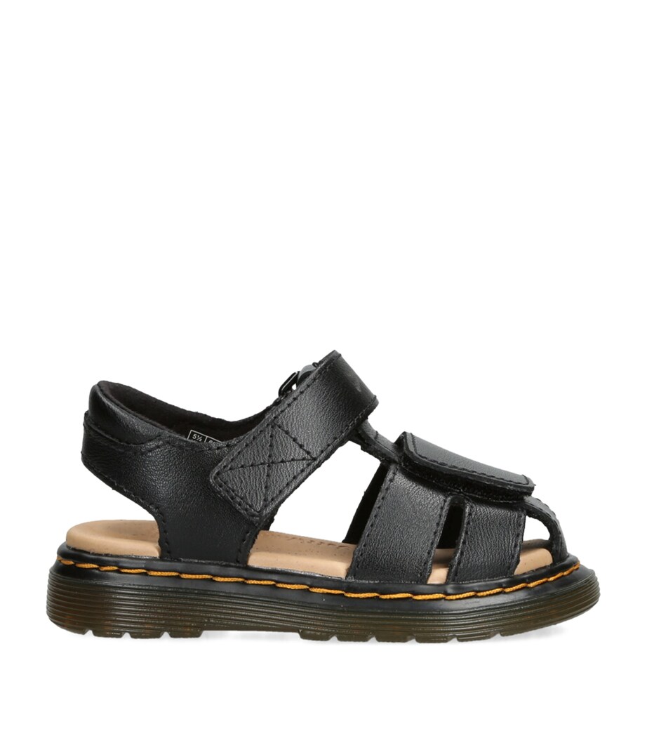 Dr. Martens Leather Moby II Sandals Black Image 1