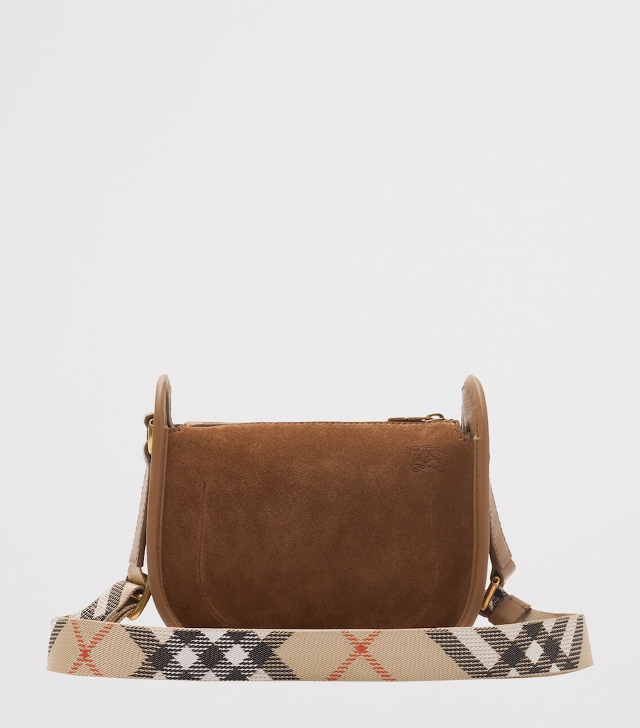 Mini Suede B Clip Cross-Body Bag HAZEL Image 3