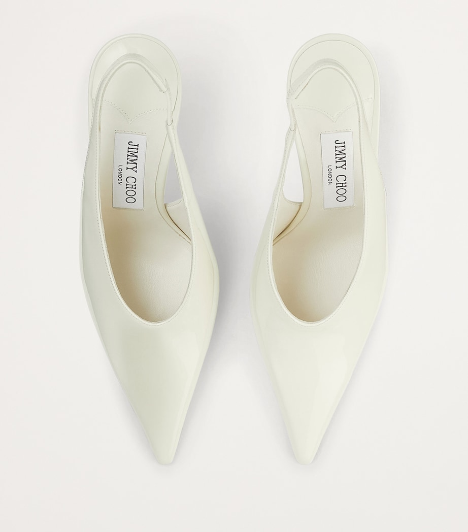 Isa 95 Leather Slingback Pumps LATTE Image 2