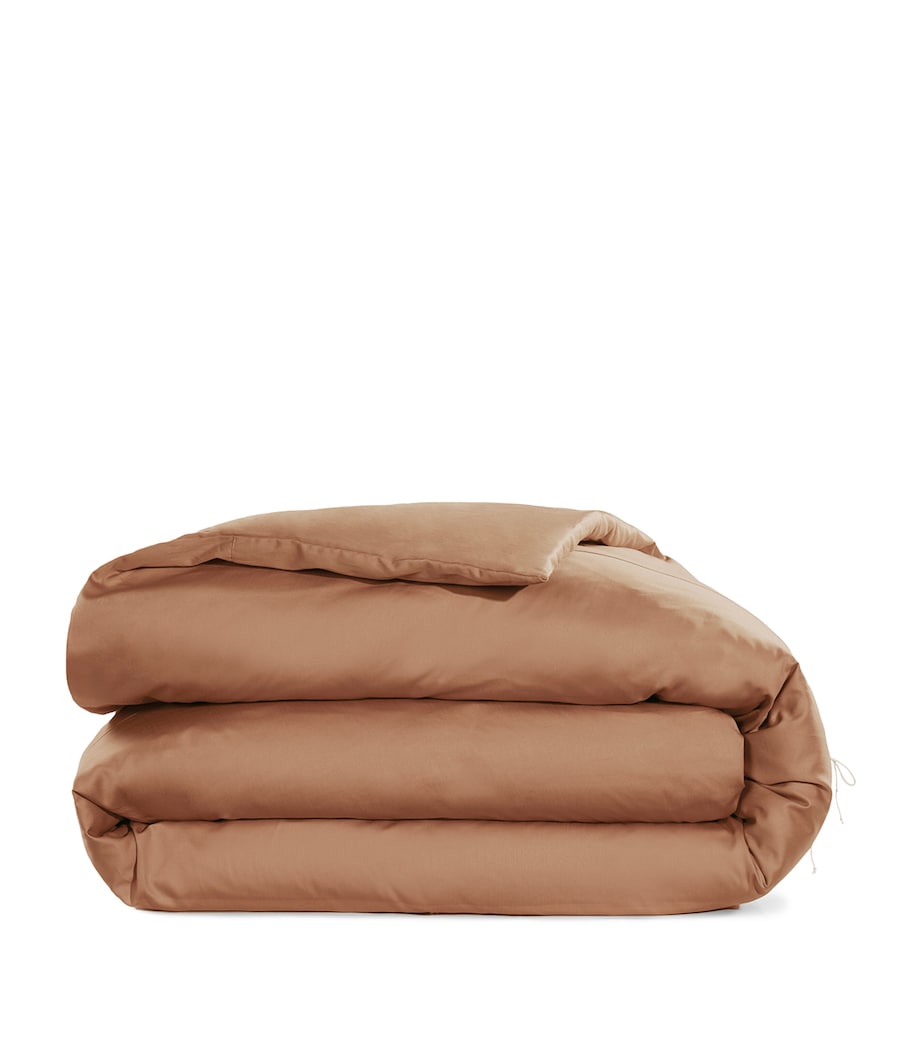 Organic Cotton Core Blossom King Duvet Cover (240cm x 220cm) CARAMEL Image 1