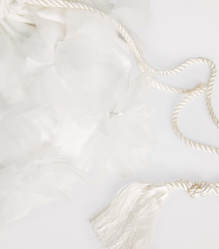 Embellished Camellia Bag MILK Image 3