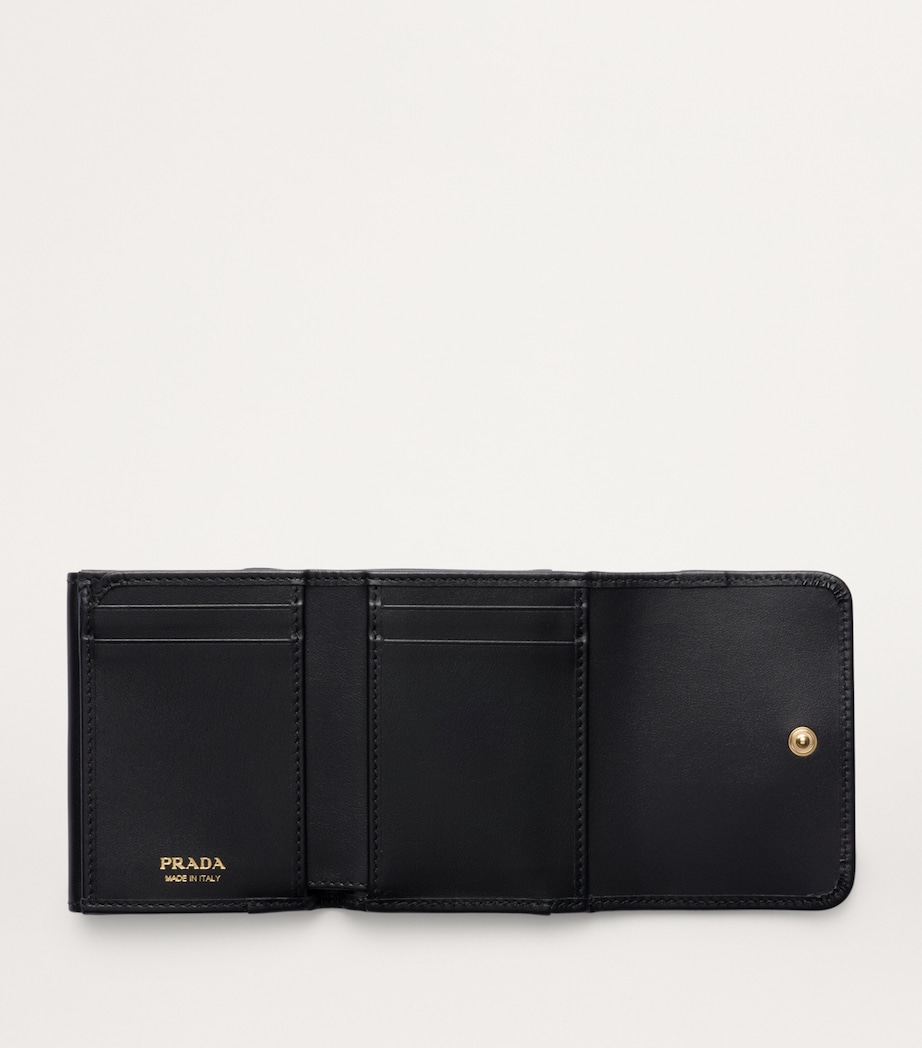 Small Leather Triangle Wallet F0002 Image 2