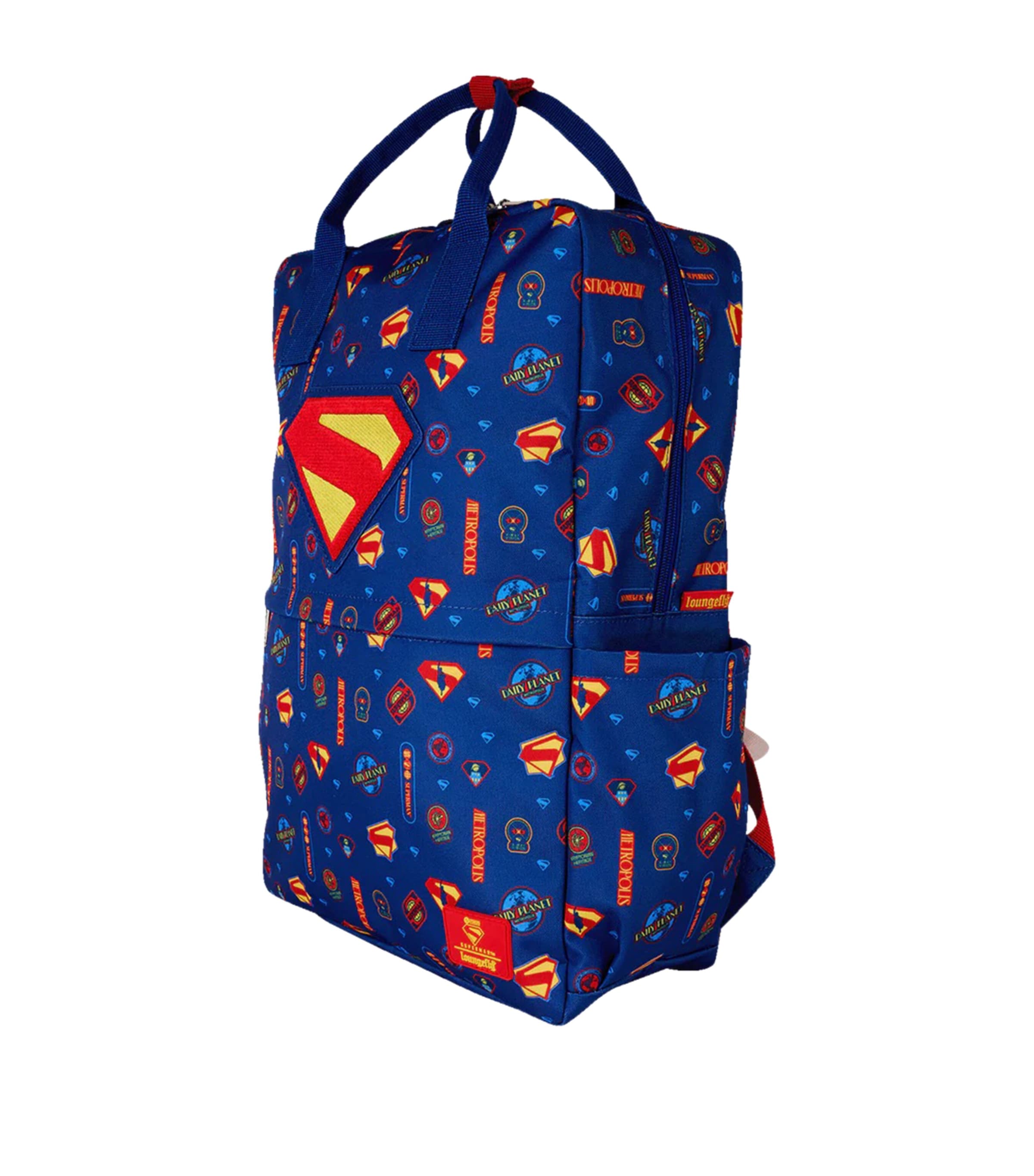 Printed Superman Loungefly Backpack MULTI Image 1