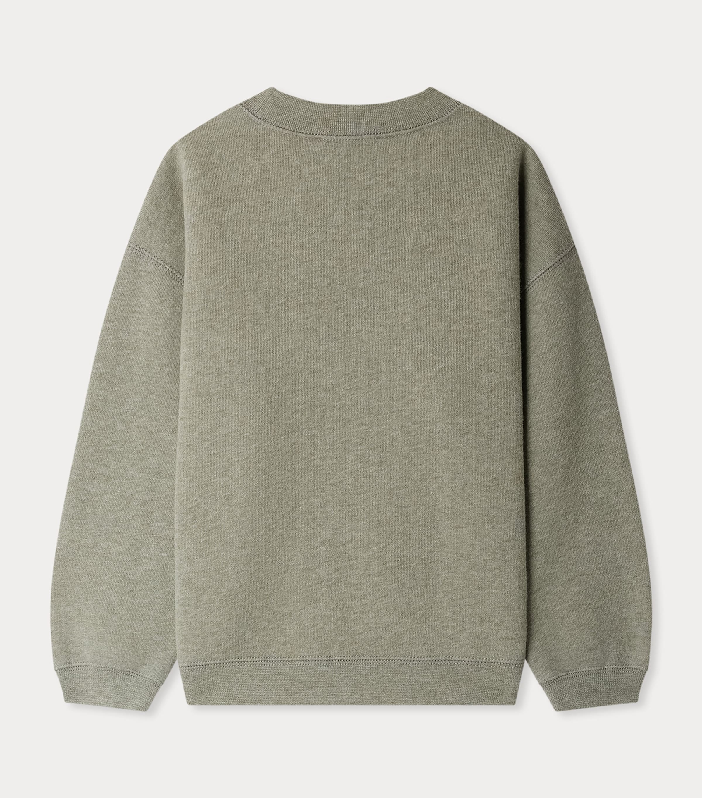 Cotton-Blend Tenino Sweatshirt (10-14 Years) VERT DE GRIS Image 2