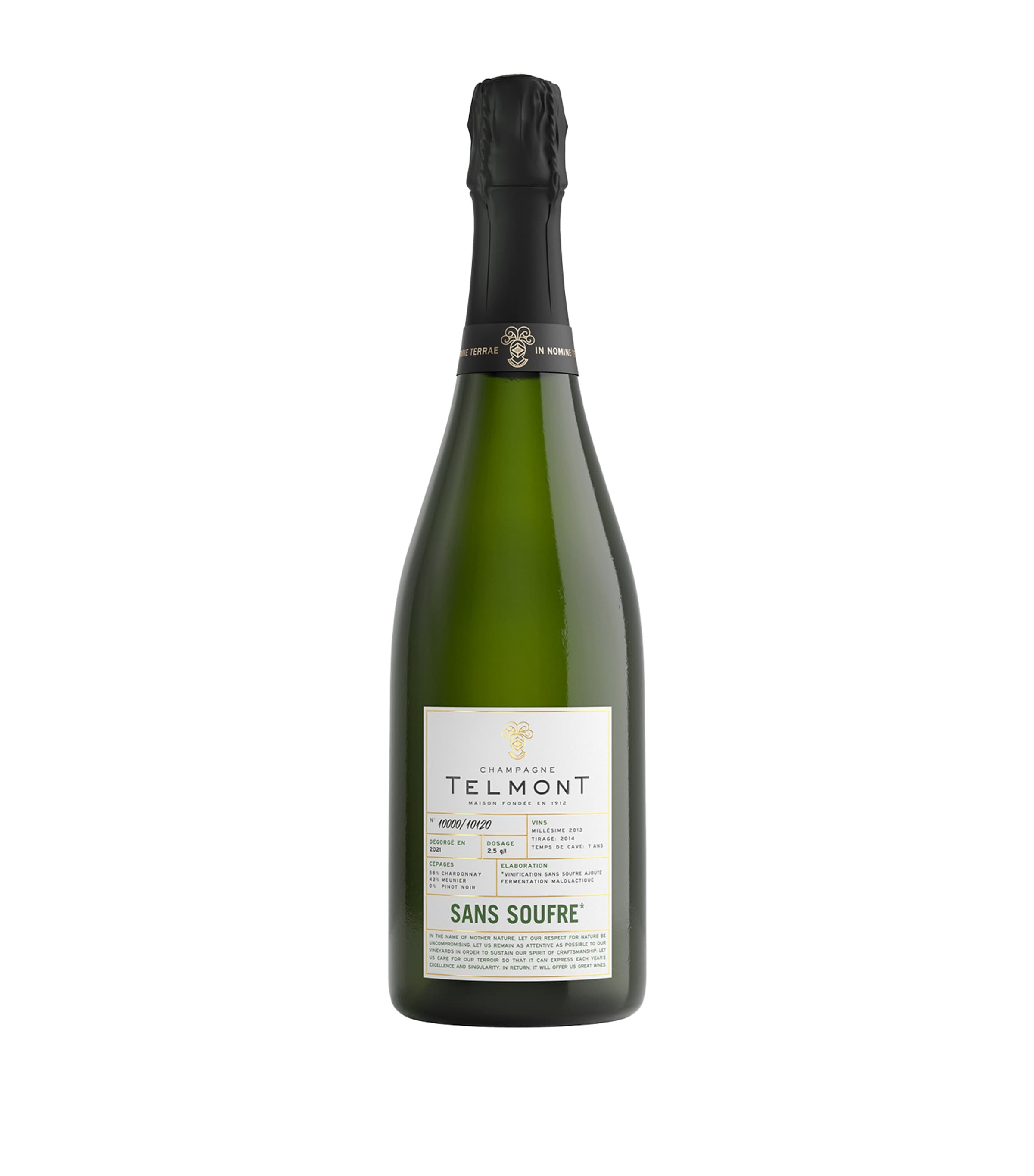 Champagne Telmont Telmont Sans Soufre Champagne (75cl) – Champagne, France Image 1