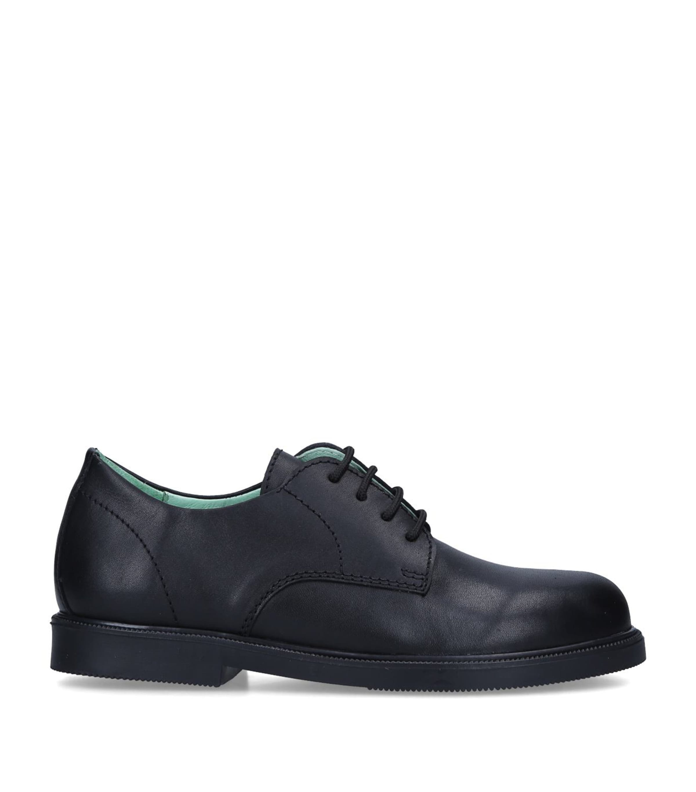 papouelli Leather Sam Oxford Shoes Black Image 3