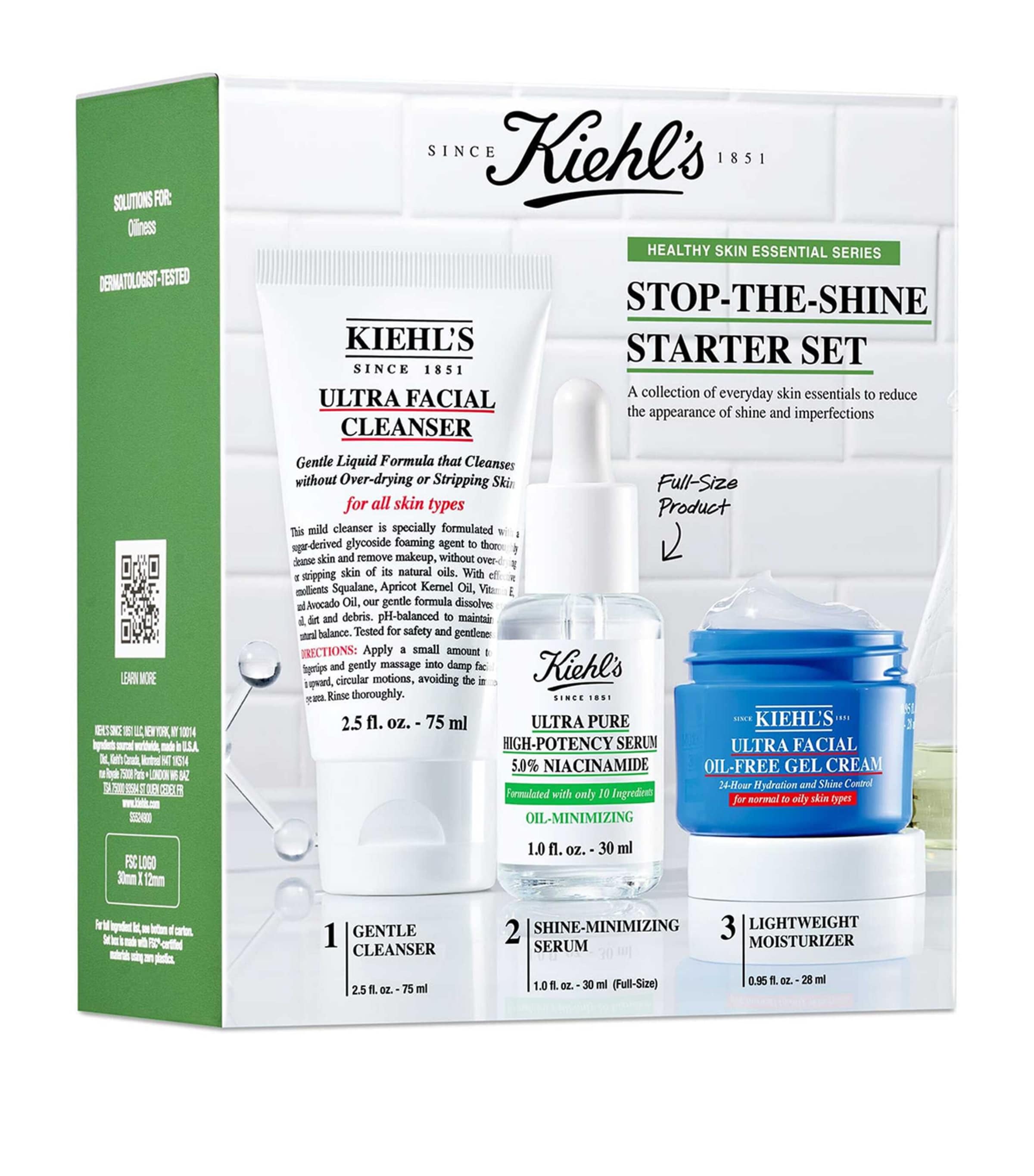 KIEHL'S SINCE 1851 STOP-THE-SHINE SET 