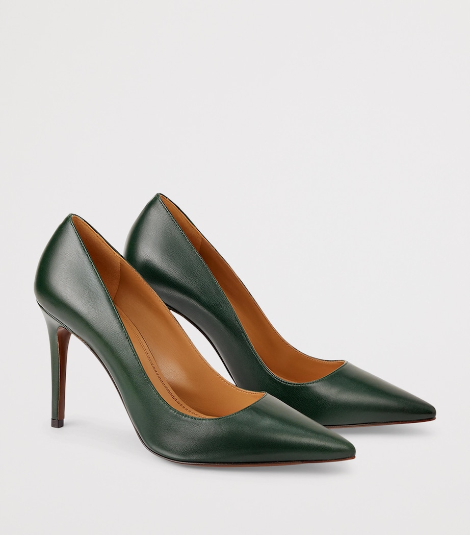 Goatskin Tenney Pumps 95 DARK RACING GREEN Image 4