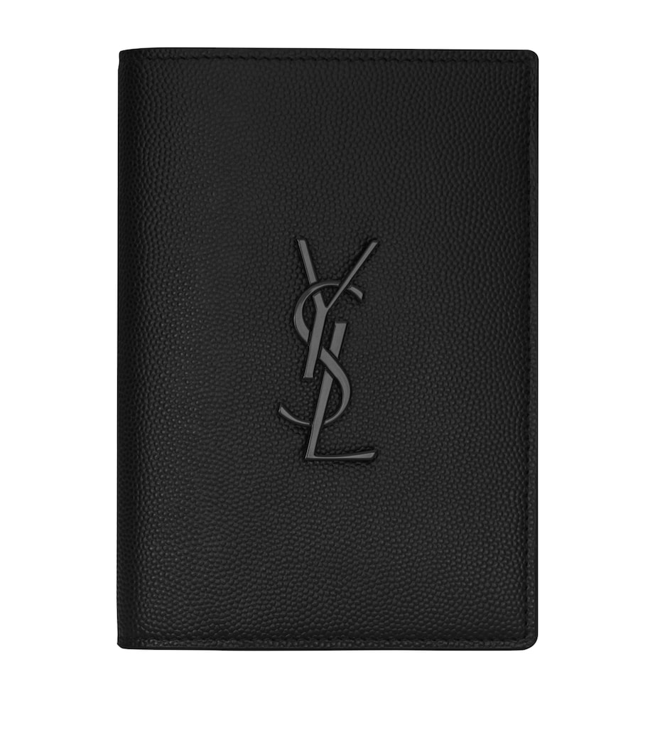 Grained Leather Monogram Card Holder 1000 Image 1