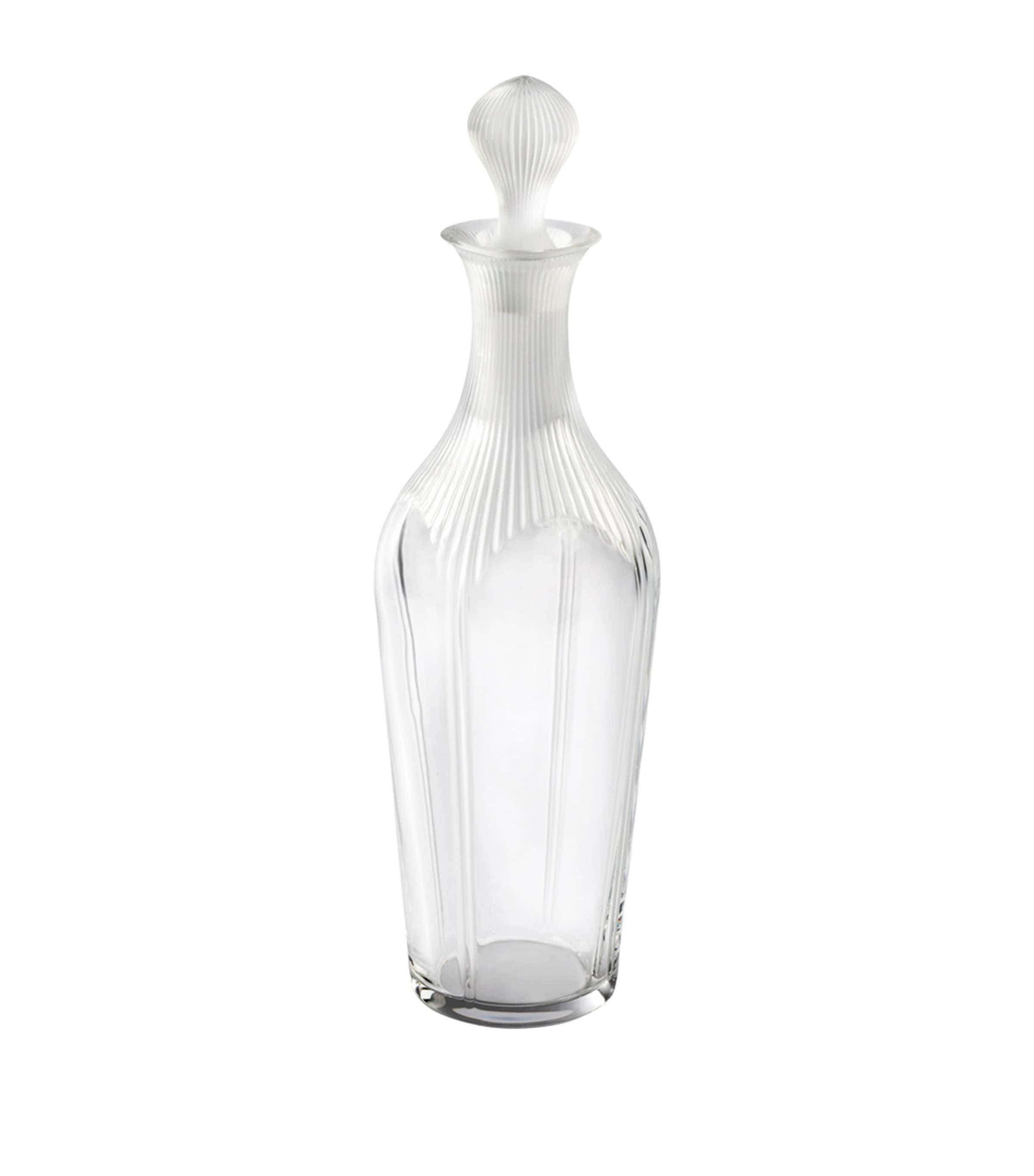 Lalique Crystal 100 Points Vintage Decanter In Clear