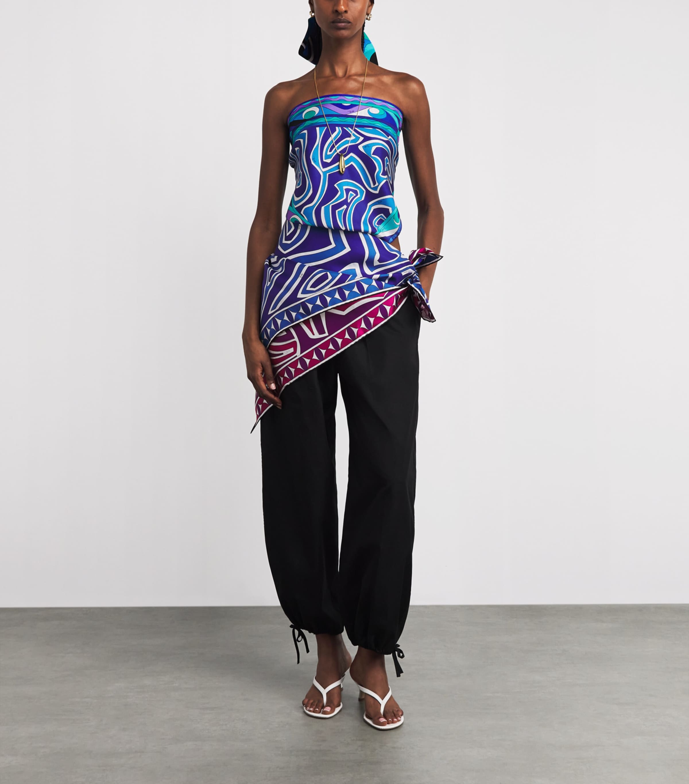 PUCCI Silk Labirinto Scarf Image 2
