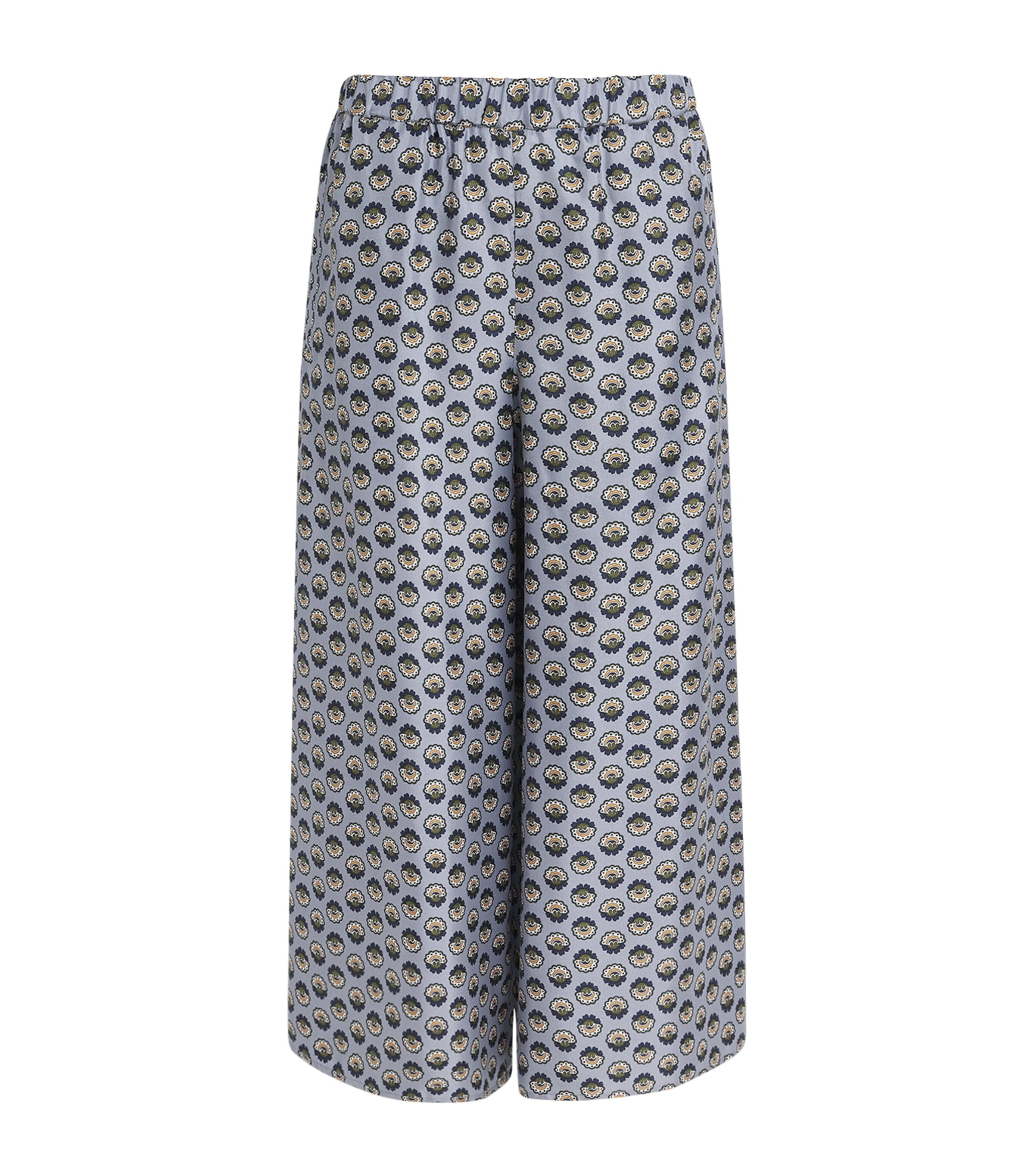 Weekend Max Mara Silk Printed Trousers | Women Bestsellers | Clothing | Women Clothing | Trousers | Tailored Trousers | Workwear | Designers | Weekend Max Mara