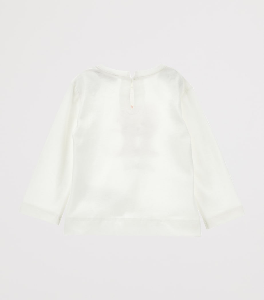 Cotton Graphic T-Shirt (6-36 Months) PANNA Image 2