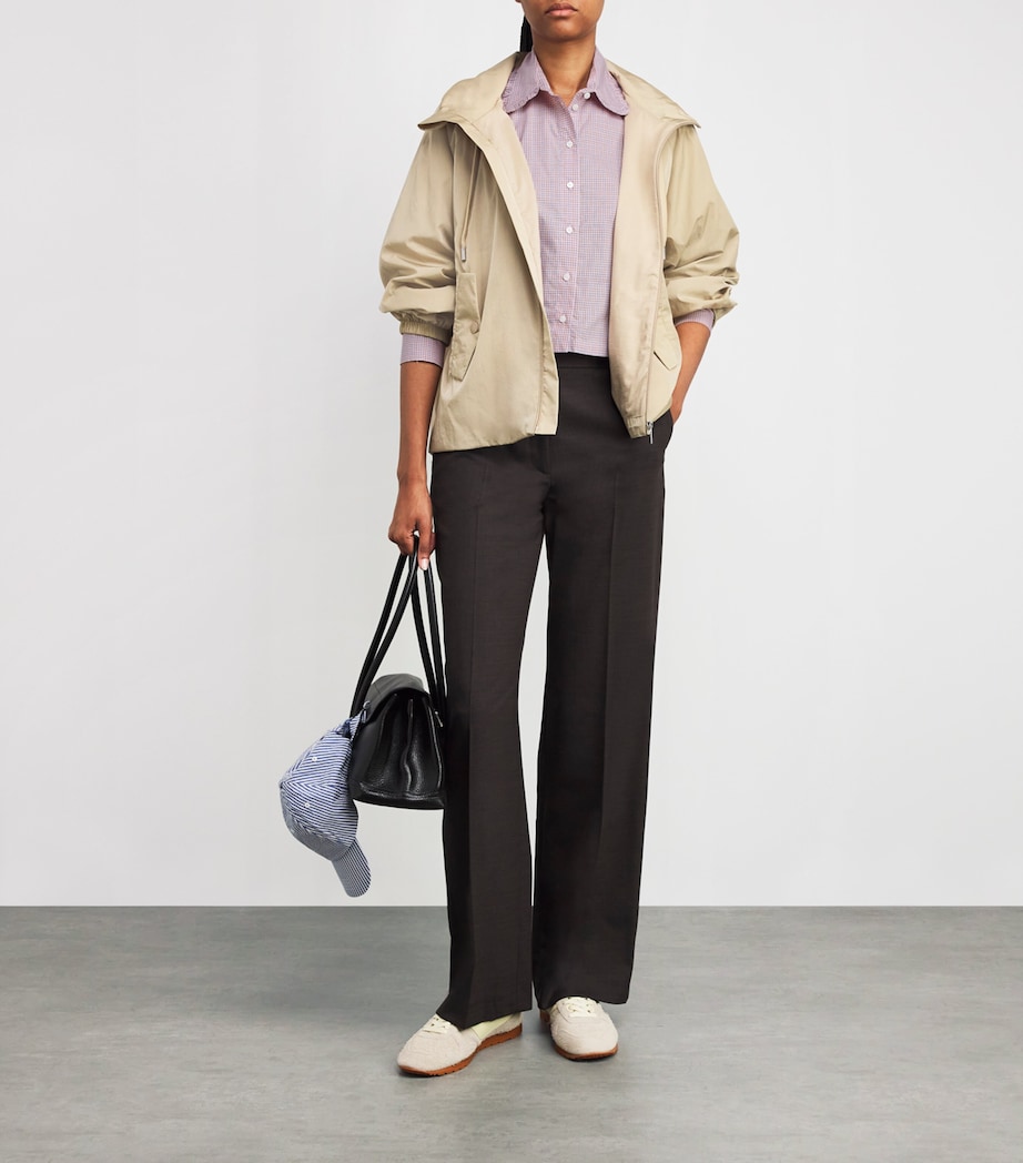 Frilled-Collar Check Shirt MULTICOLORED Image 2