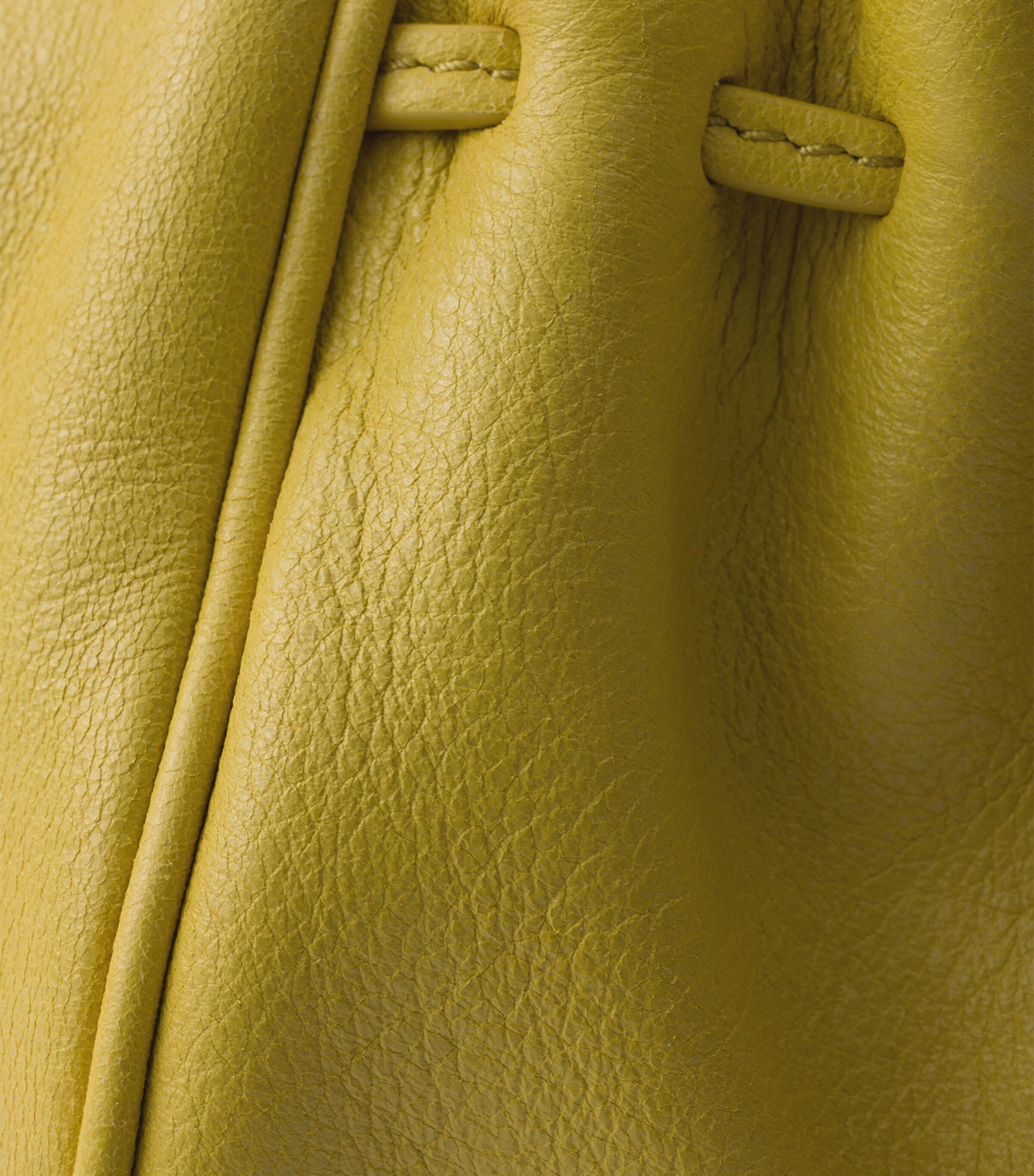 Prada Small Leather Shoulder Bag Yellow Image 8