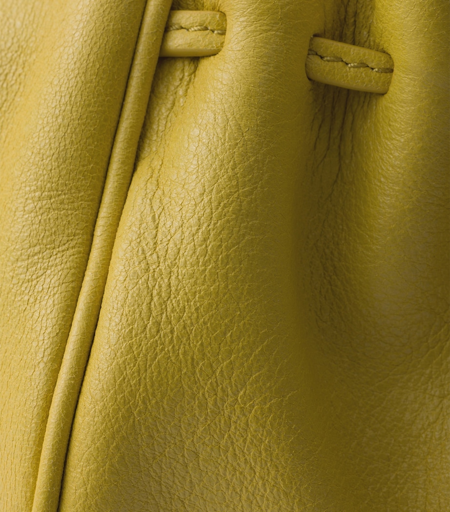 Prada Small Leather Shoulder Bag Yellow Image 8