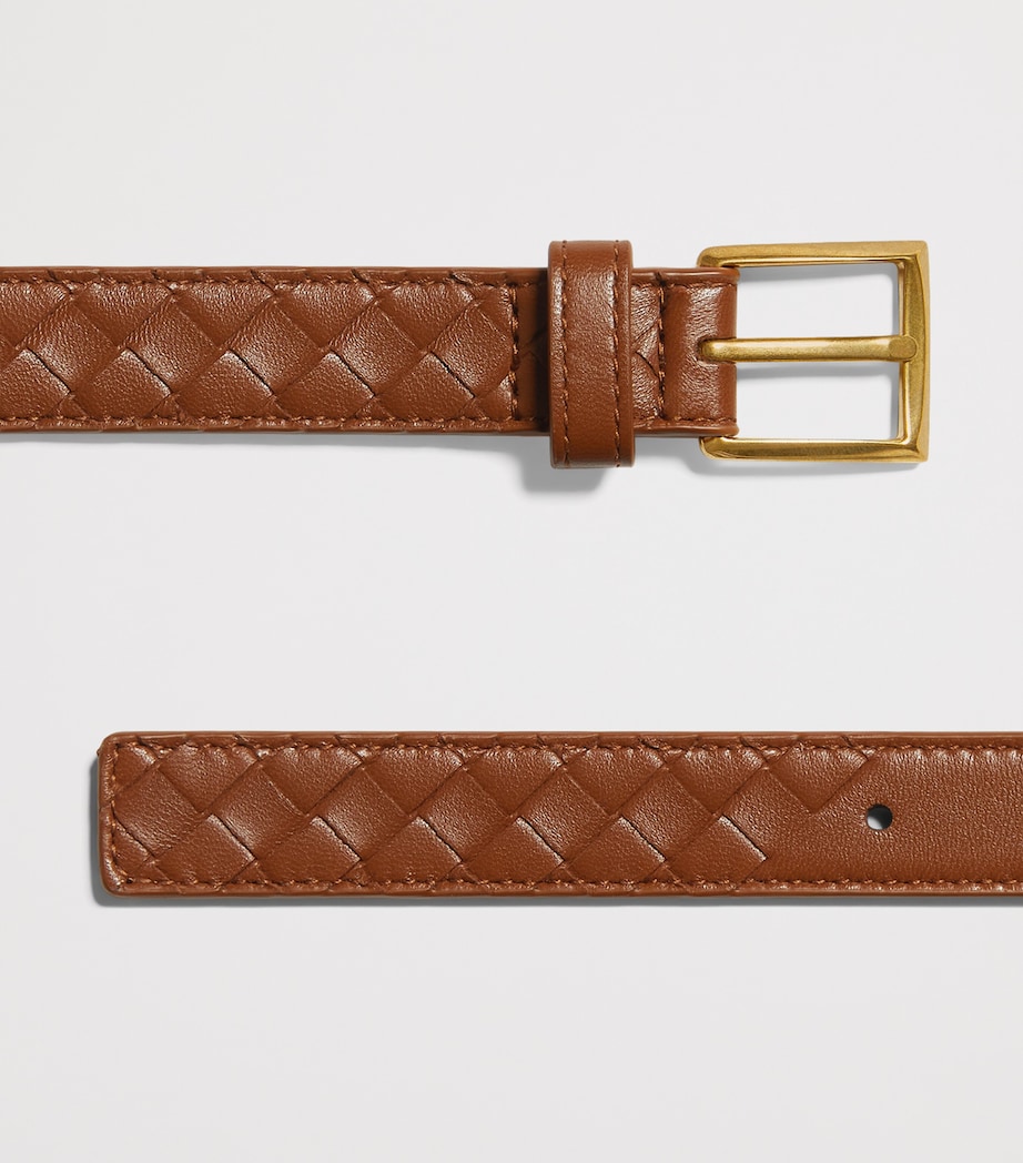 Bottega Veneta Piccolo Leather Solo Belt Image 3