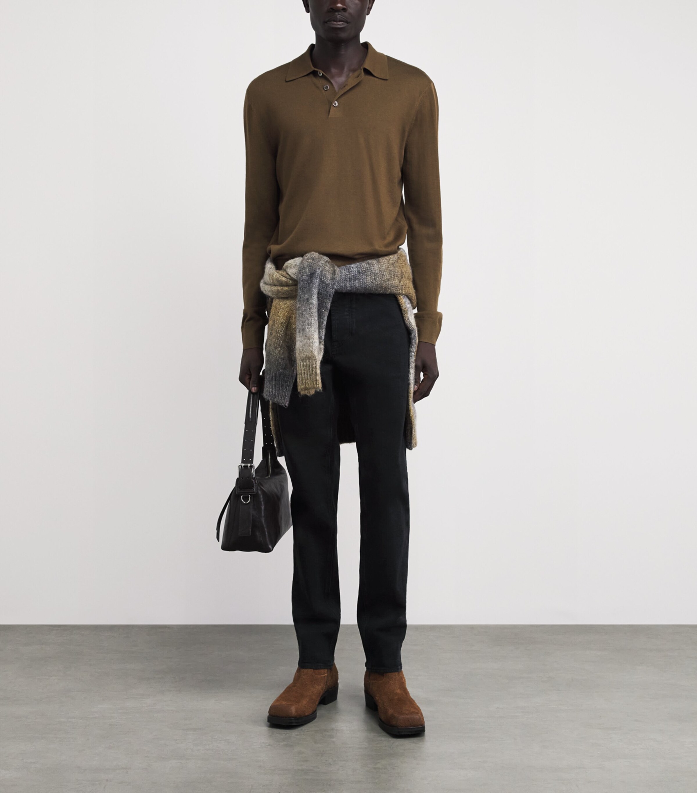 Stone Island Mens Stretch Denim-Rinsed Slim Jeans Image 2