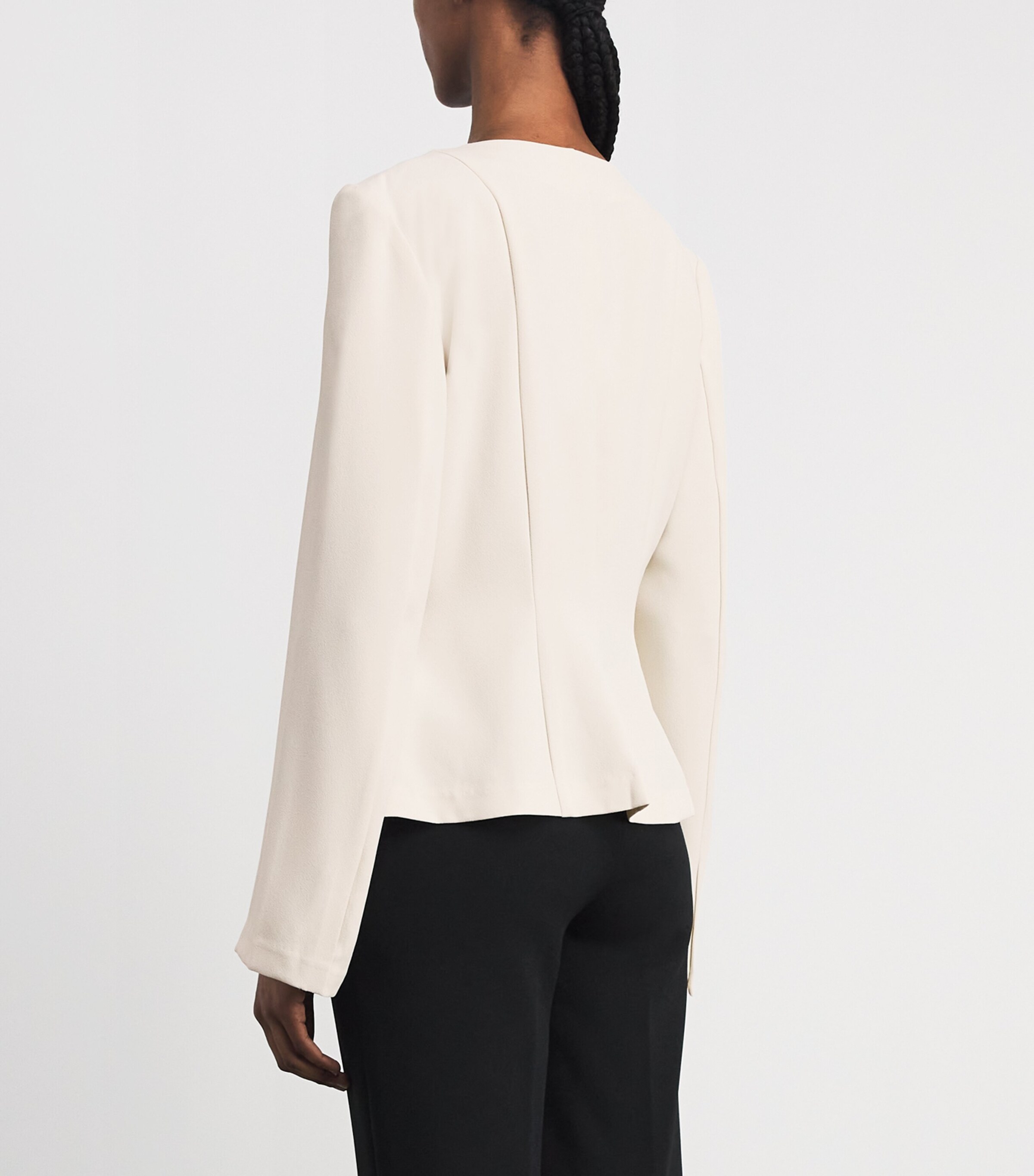 Stylein Womens Brienne Peplum Jacket Ivory Image 5