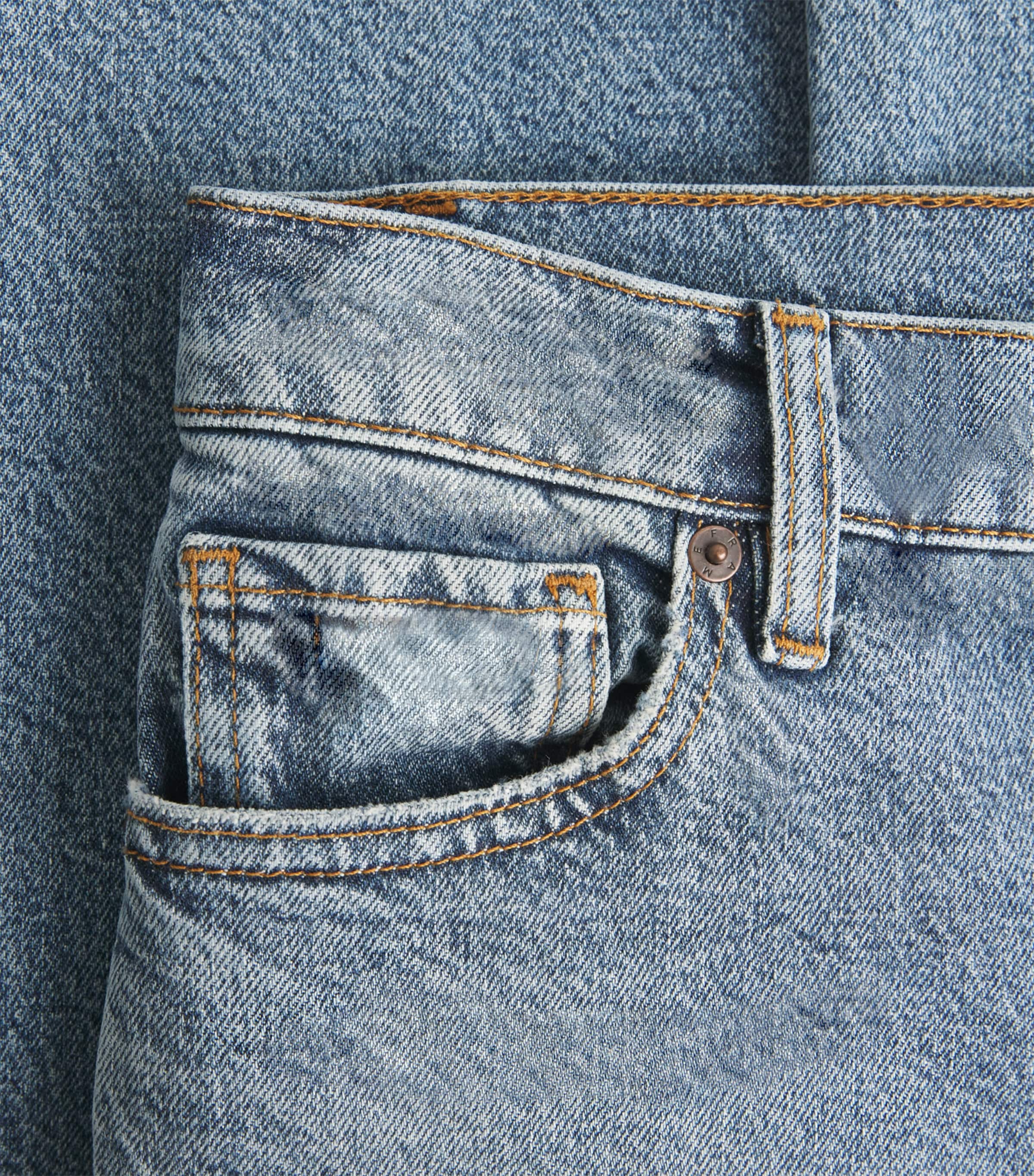 FRAME Womens The Arrow High-Rise Bootcut Jeans Cloudlet Image 6
