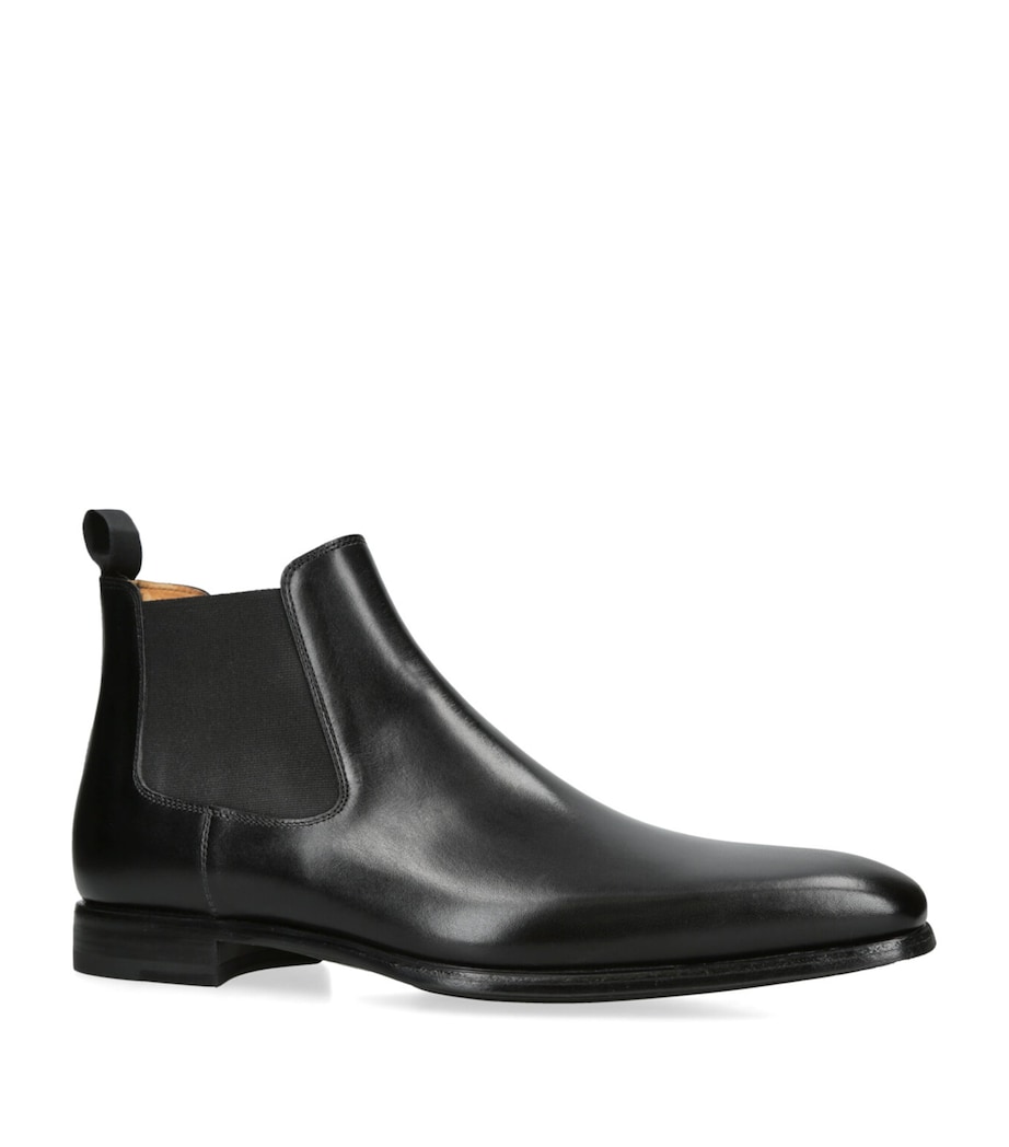 Leather Chelsea Boots BLACK Image 3