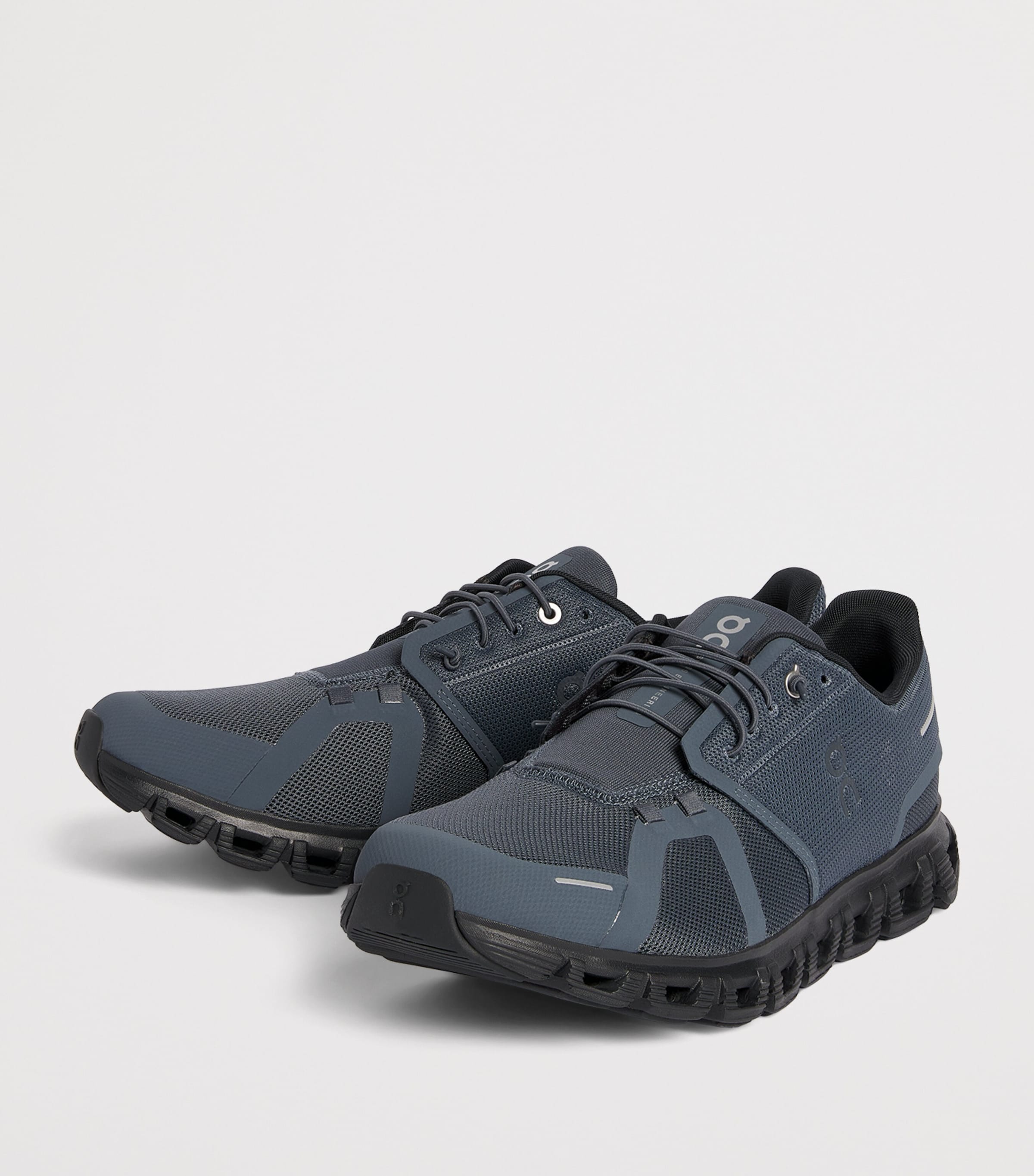 On Mens Cloud 6 Trainers Navy | Black Image 3