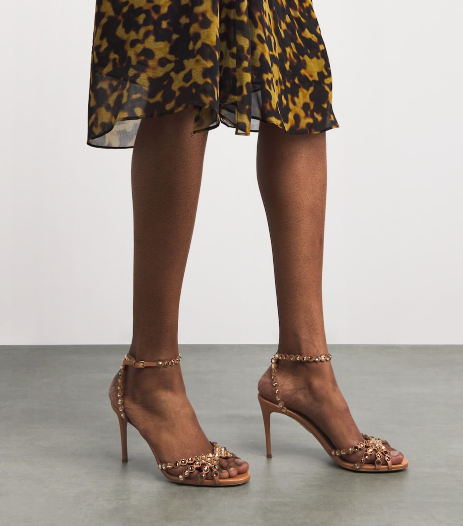 Leather Tequila Sandals 85 BROWN Image 2