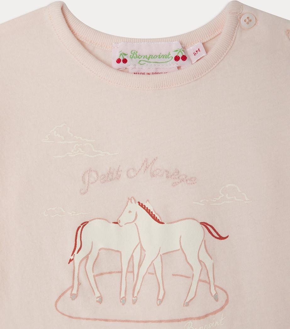 Long-Sleeve Riding School T-Shirt (6-18 Months) UPB ROSE Image 3
