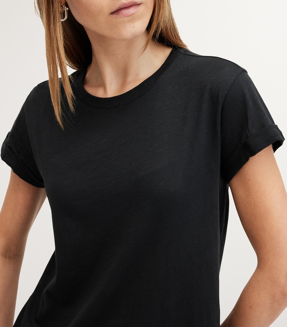 Organic Cotton Anna T-Shirt BLACK Image 7