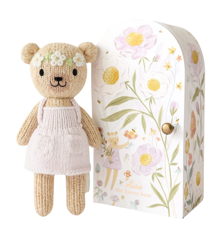 Cuddle + Kind Cotton Tiny Olivia the Honey Bear (15cm) Image 1