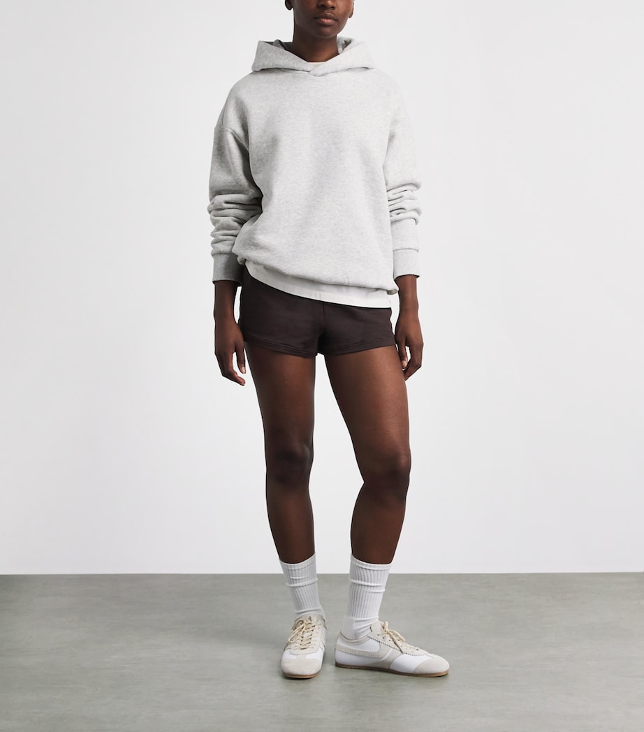 VUORI Womens Restore Oversized Hoodie Pale Grey Heather Image 2