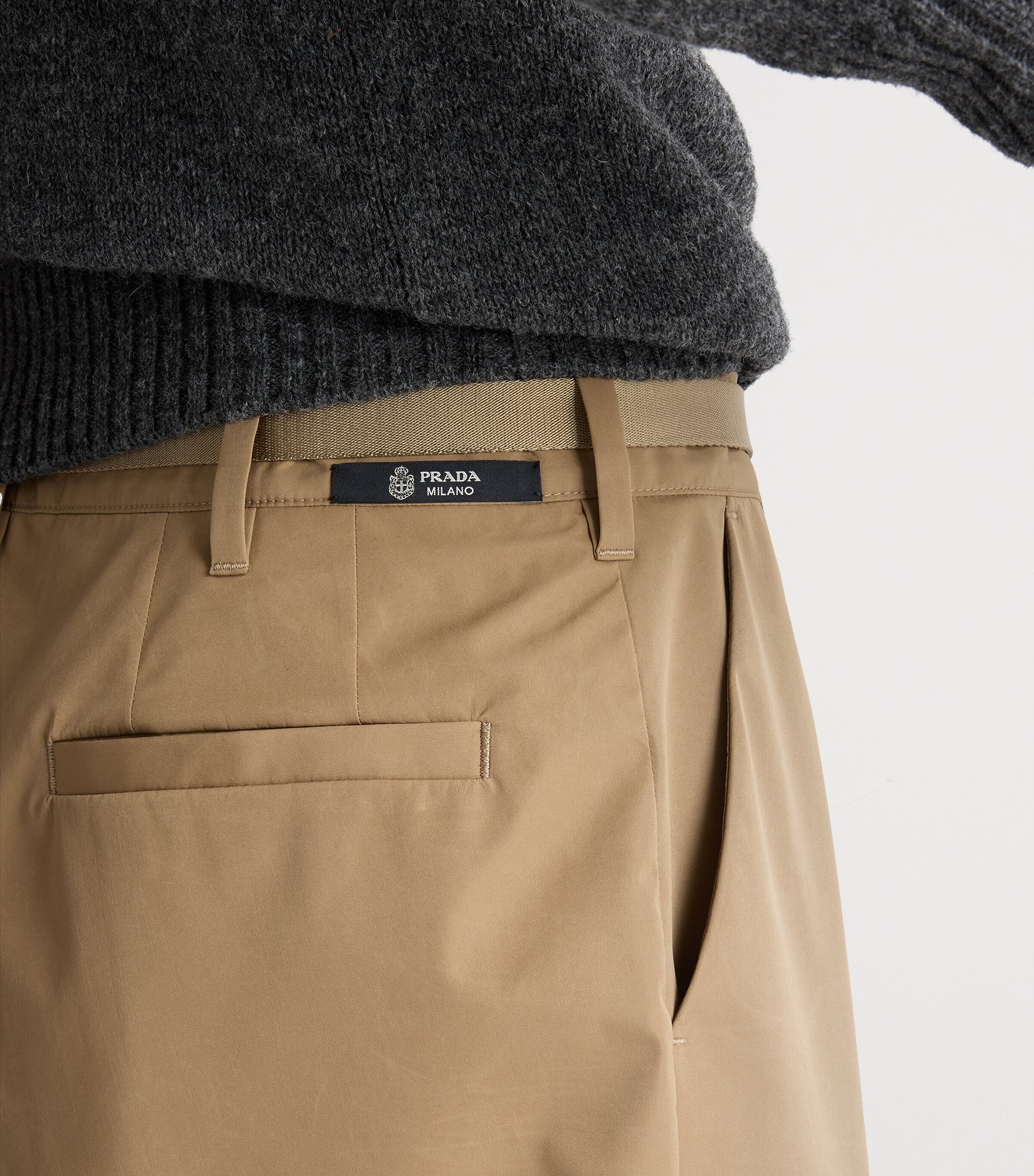 Technical Wide-Leg Trousers F0241 Image 6