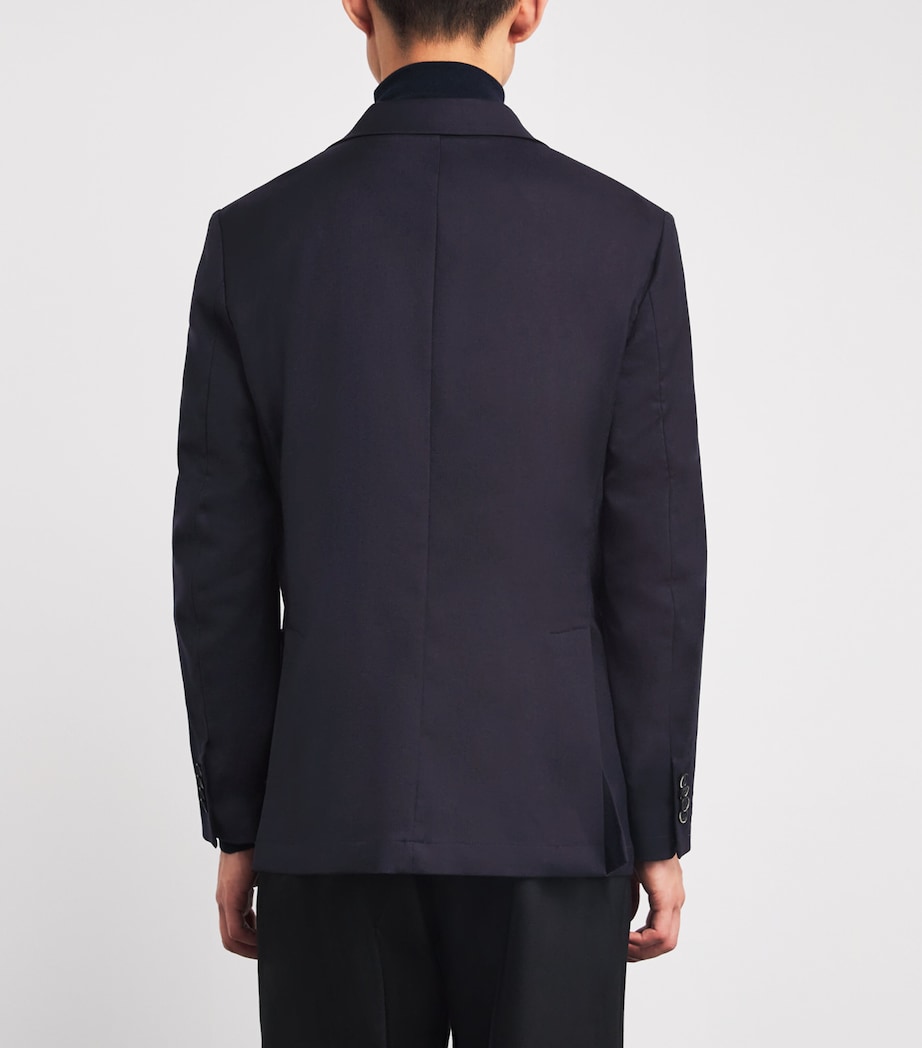 Stretch-Virgin Wool Blazer NAVY 170 Image 4