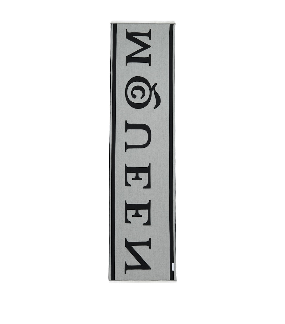 Wool Reversible Logo Scarf 1078 Image 1