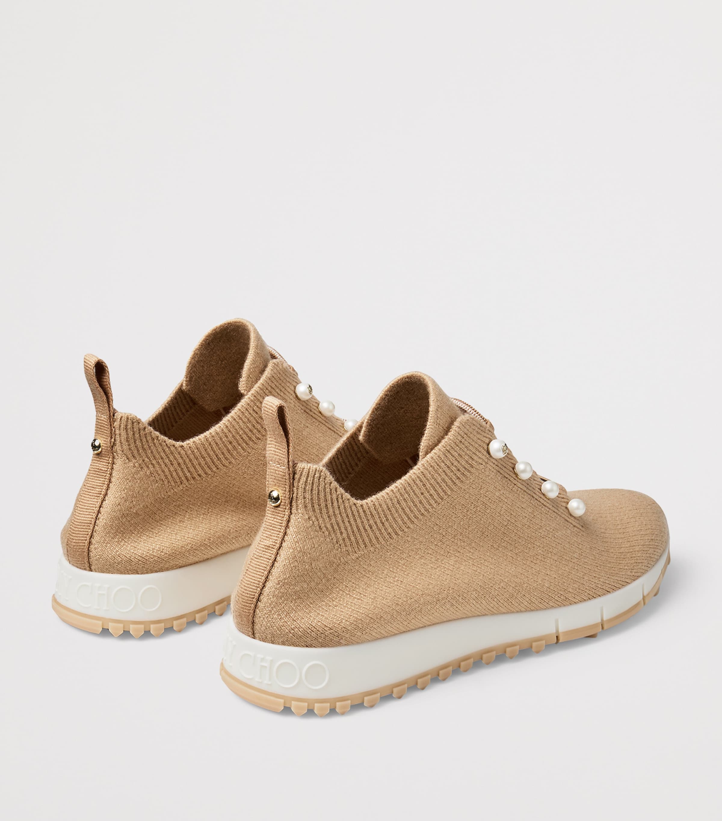 Jimmy Choo Veles Cashmere Sneakers V Chai Mix Image 5