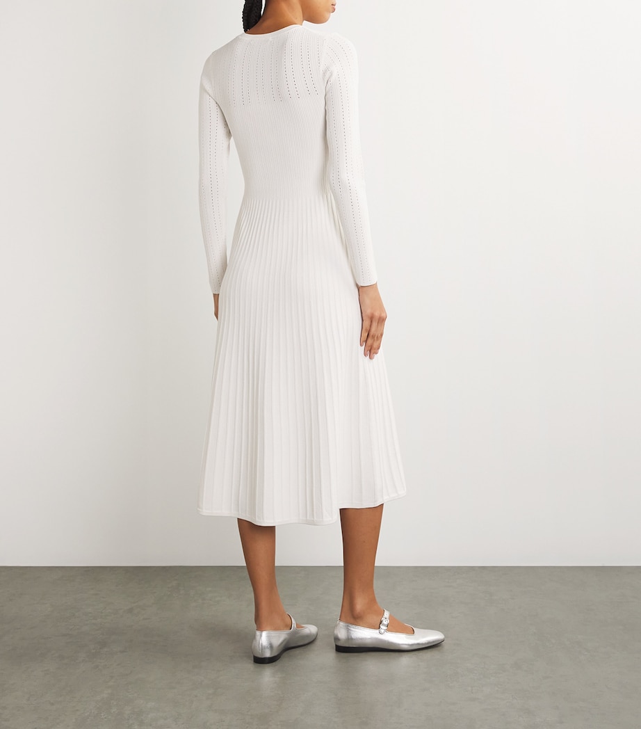 Nami Sweater Midi Dress WHITE Image 3