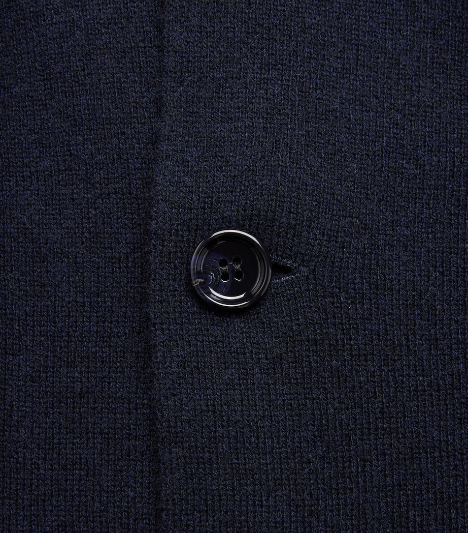 Allude Mens Virgin Wool-Cashmere Overshirt Image 6