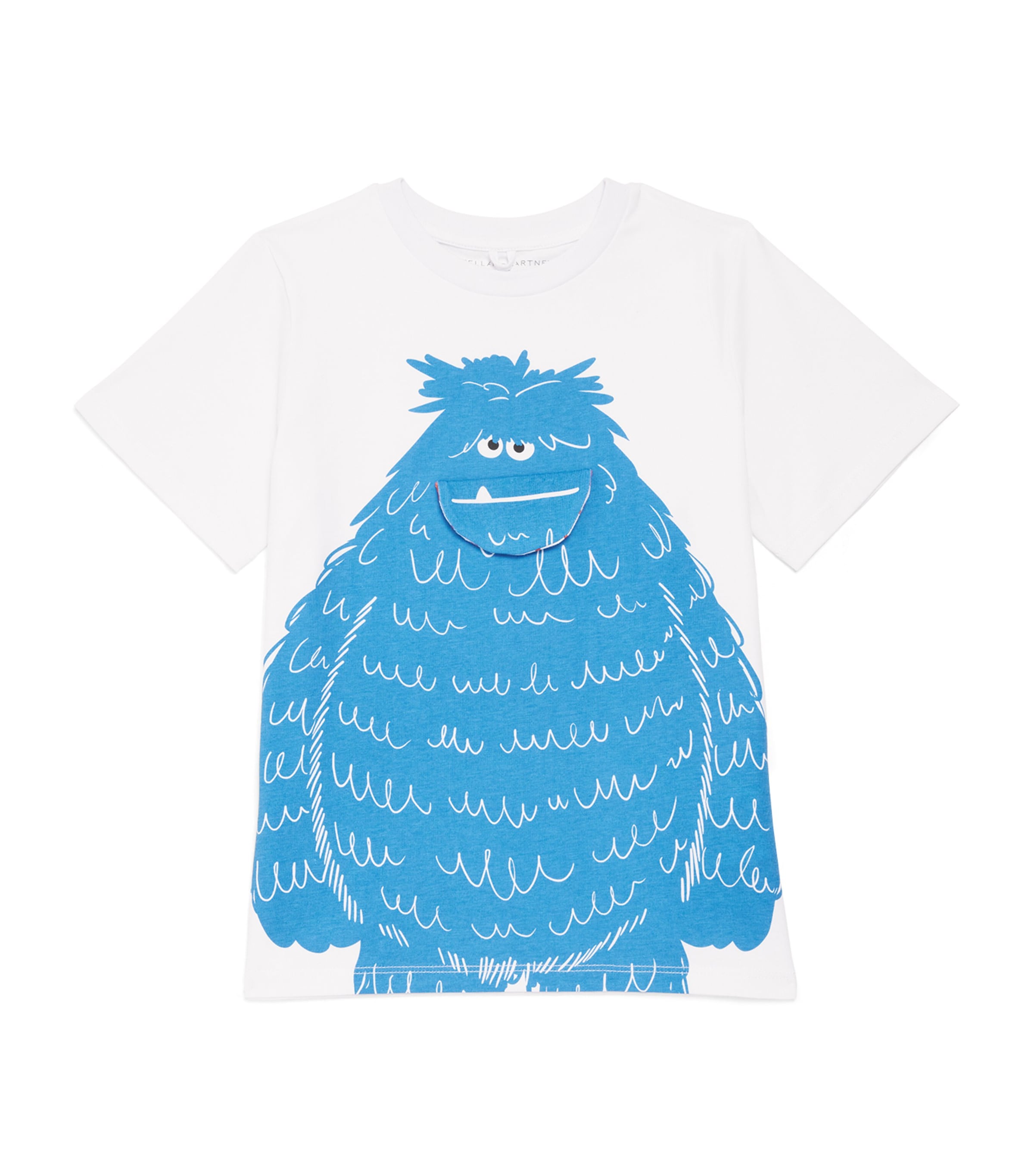 Stella Mccartney Printed Cotton Jersey T-shirt In White