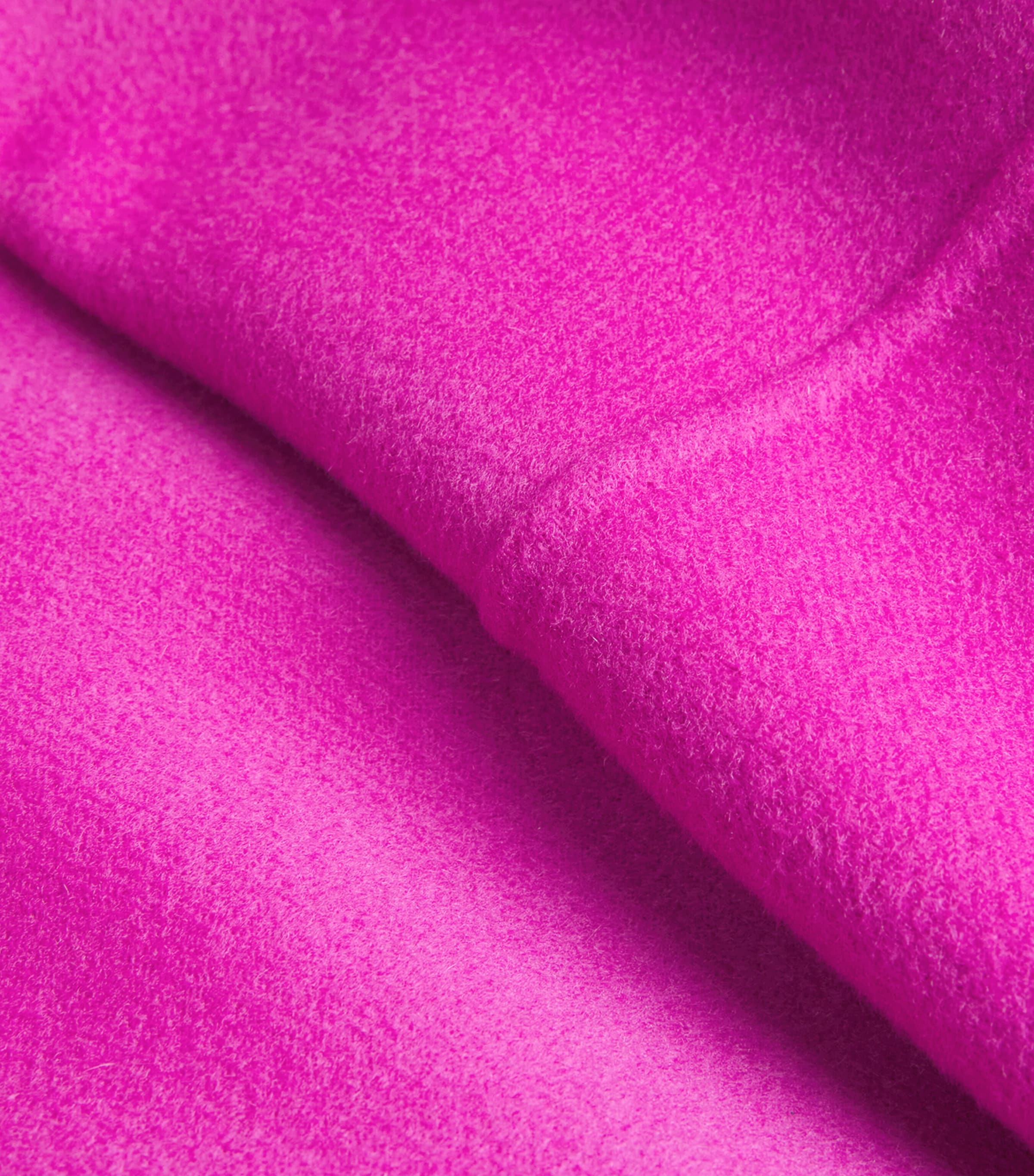 Virgin Wool Arona Wrap Coat FUCHSIA Image 5