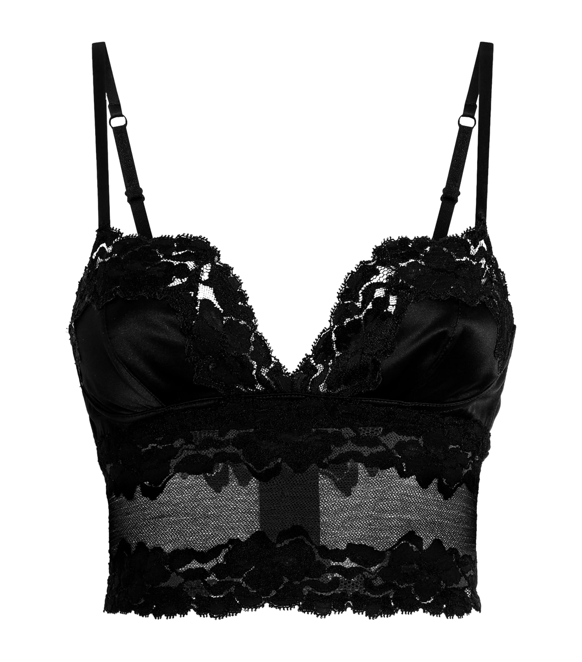 Dolce & Gabbana Silk-blend Lace Bralette Top