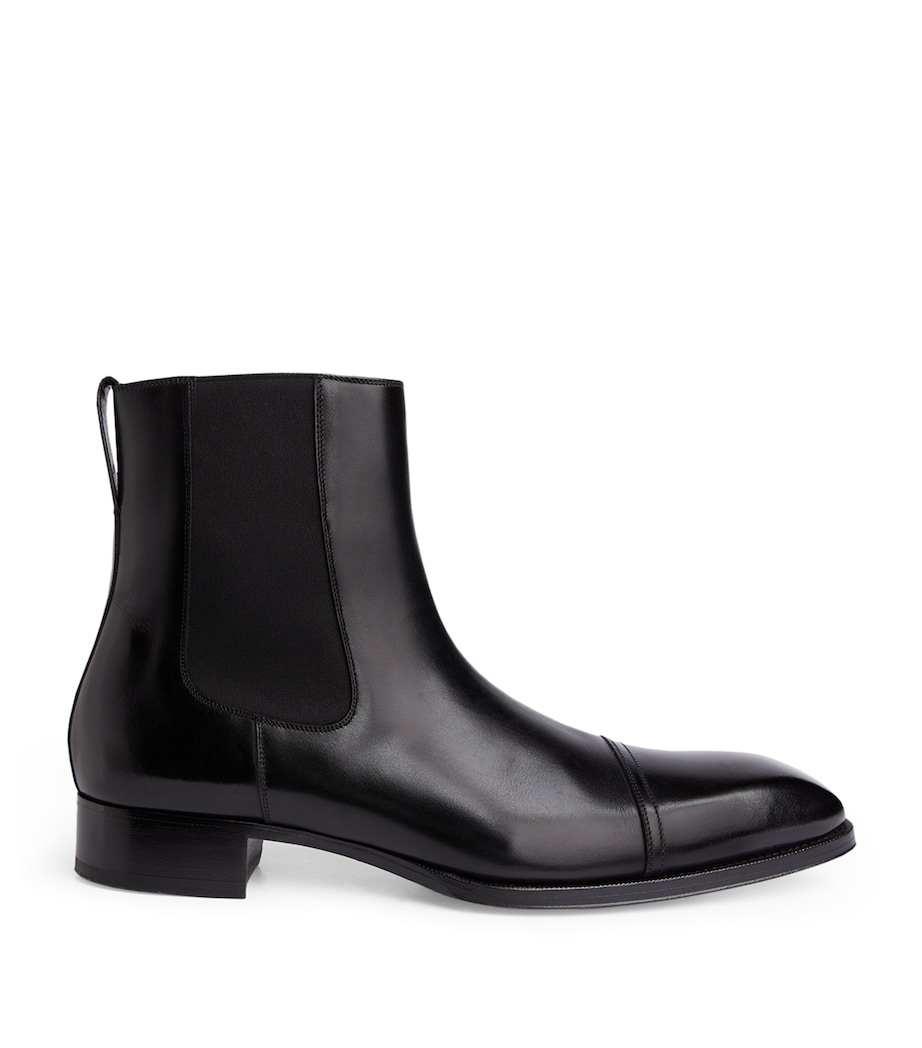Patent Leather Chelsea Boots 1N001 Image 3
